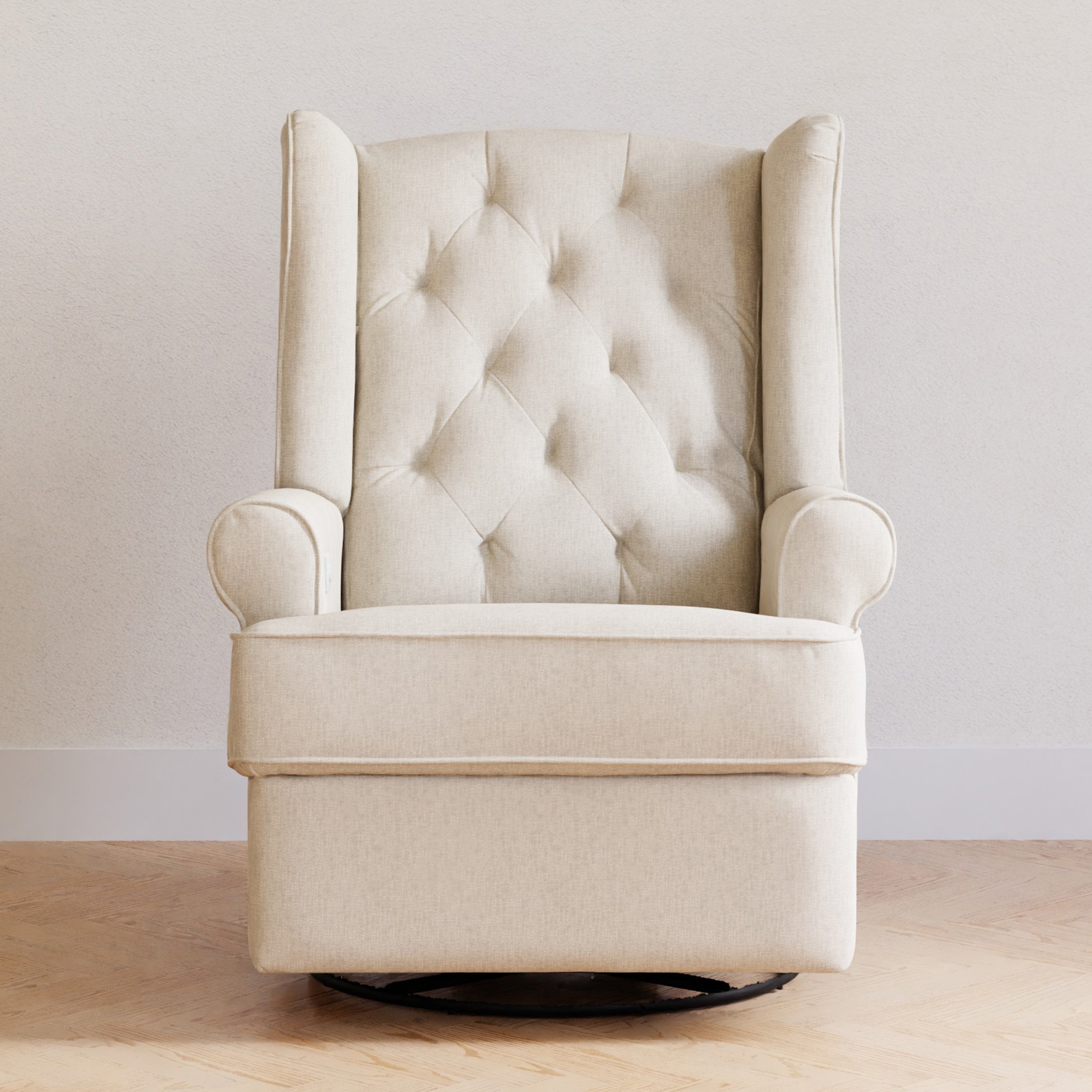 Namesake Harbour Electronic Recliner and Swivel Glider in Eco-Performance Fabric with USB port | Water Repellent & Stain Resistant | Lullabye Shop