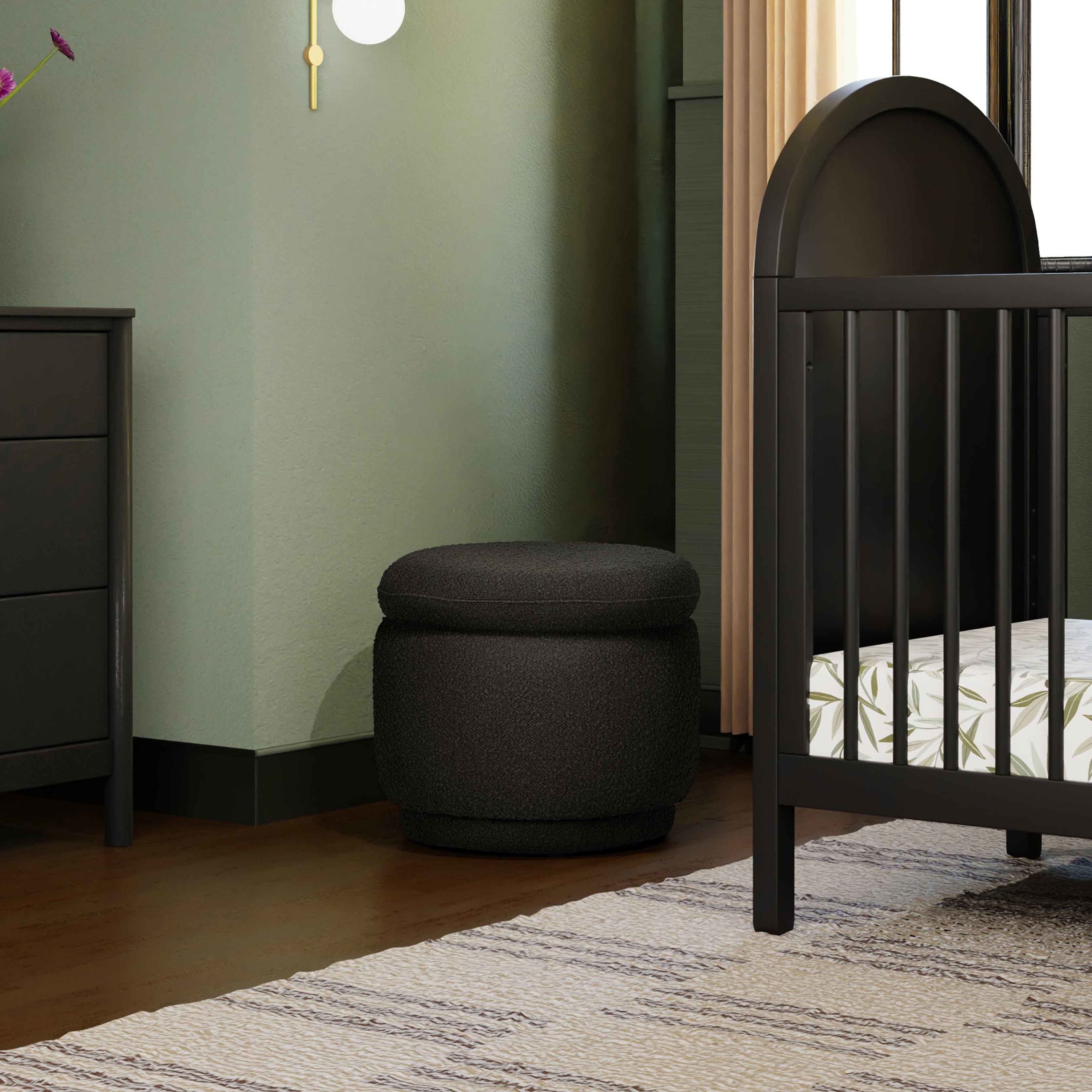 Babyletto Enoki Storage Ottoman in Boucle | Lullabye Shop