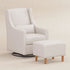 Babyletto Toco Swivel Glider and Ottoman in Eco-Performance Fabric | Water Repellent & Stain Resistant | Lullabye Shop