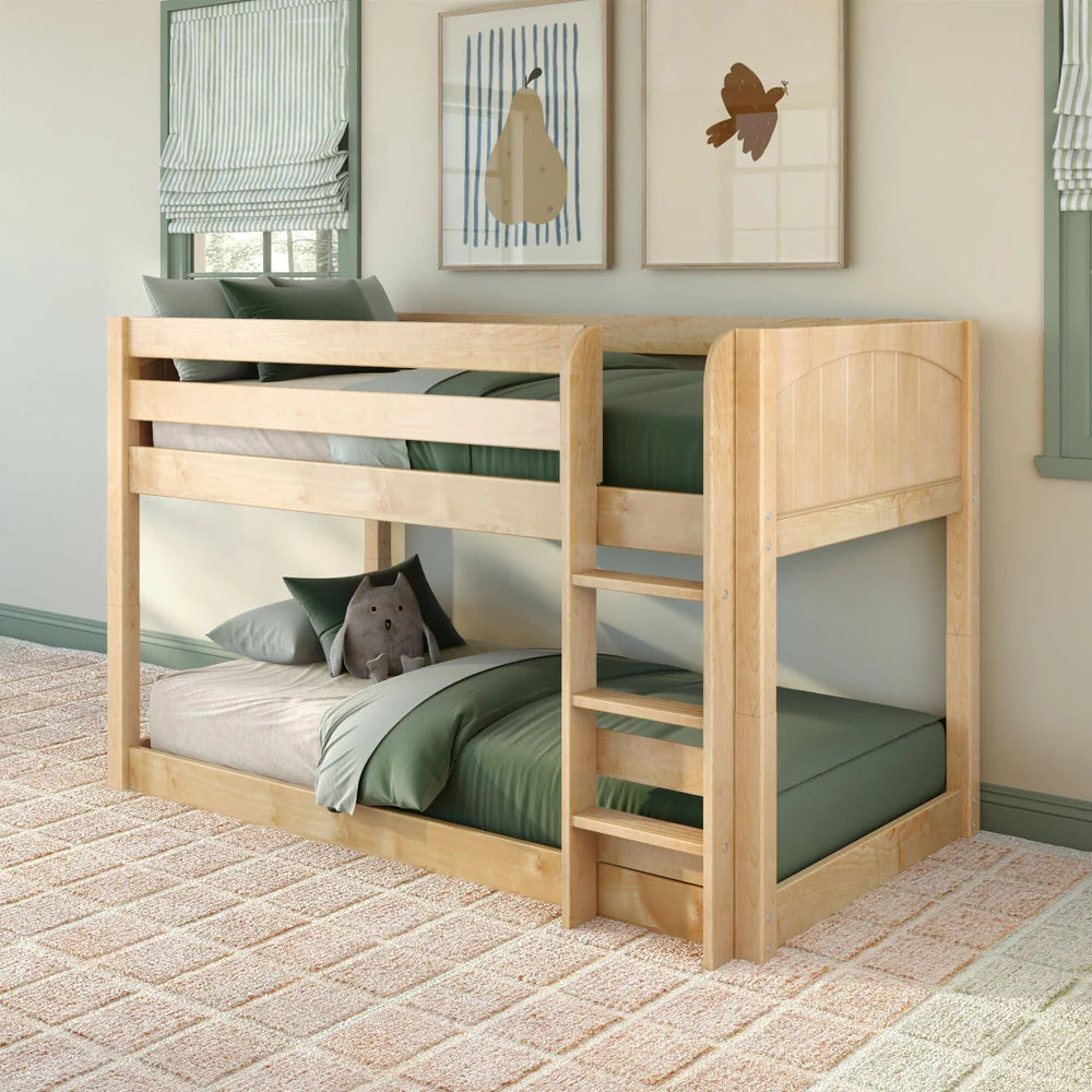 Maxtrix Twin Floor Bunk Straight Ladder on Front