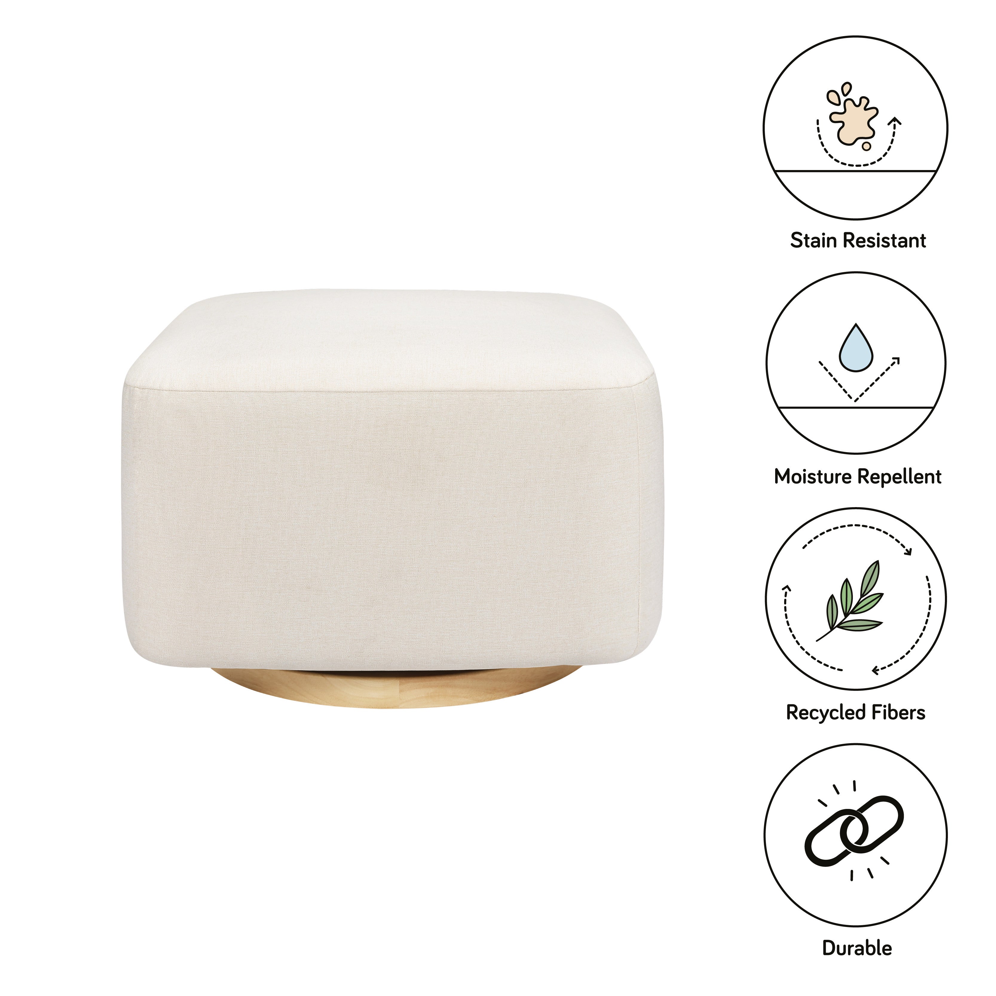 Babyletto Kiwi Gliding Ottoman | Lullabye Shop