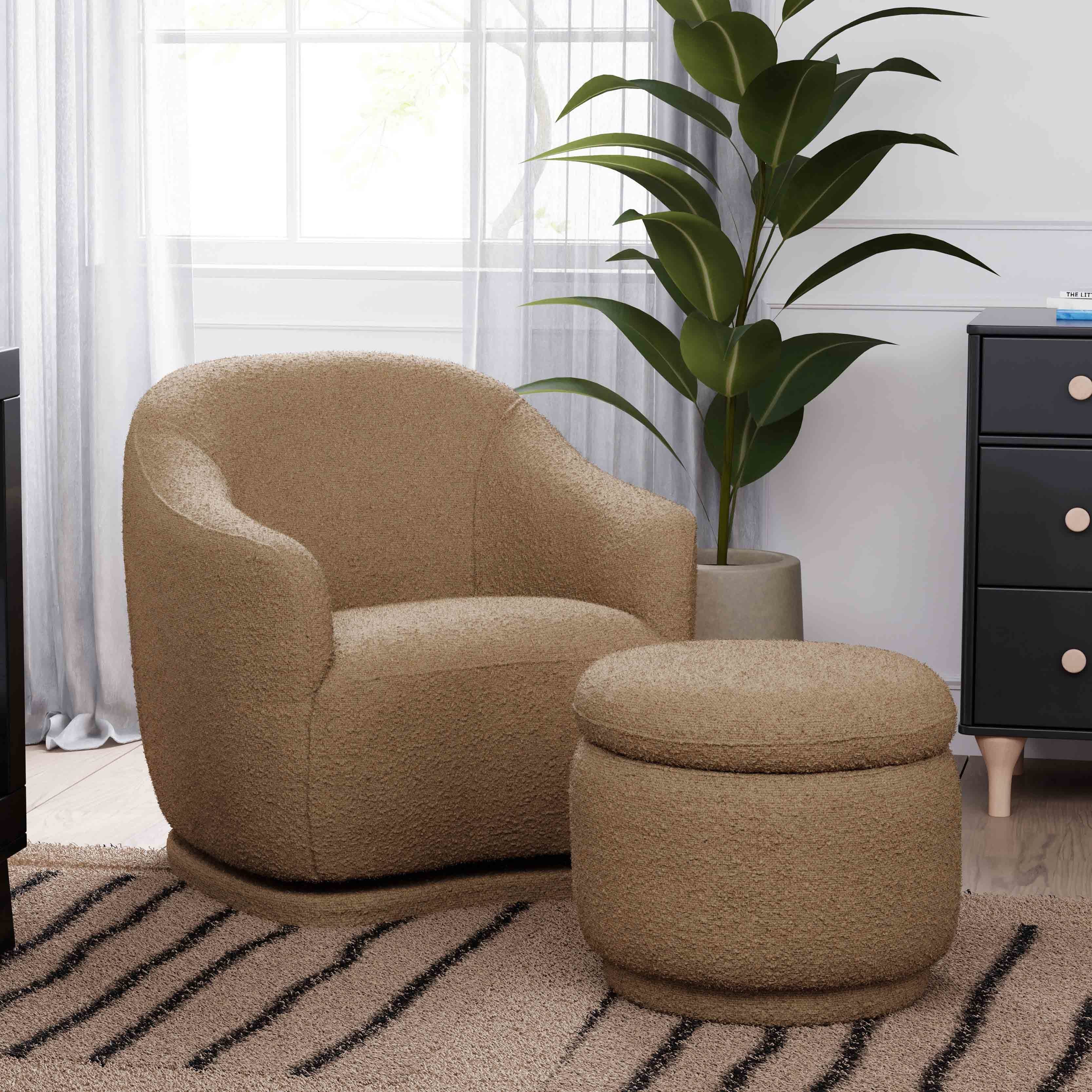 Babyletto Foy Glider in Boucle | Lullabye Shop