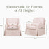 Morris & Co. x Namesake Crawford Pillowback Comfort Swivel Glider