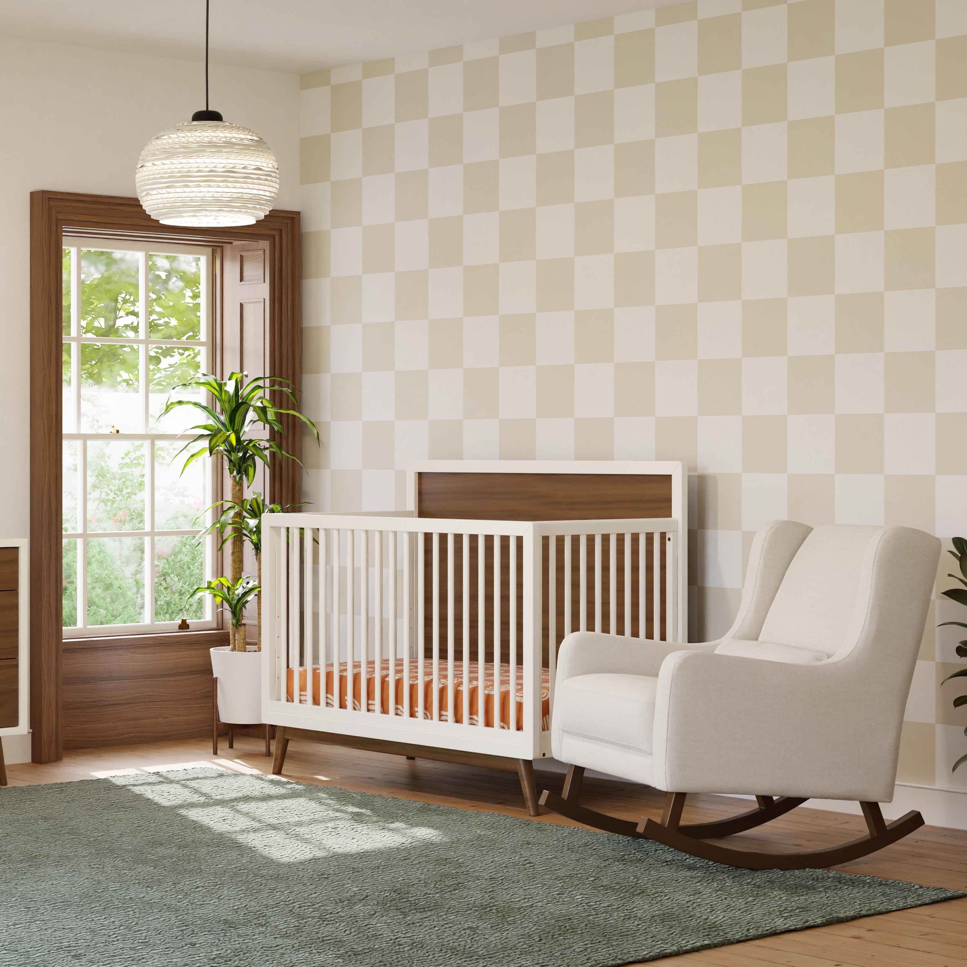 Babyletto Kai Rocker in Eco-Performance Fabric | Water Repellent & Stain Resistant | Lullabye Shop