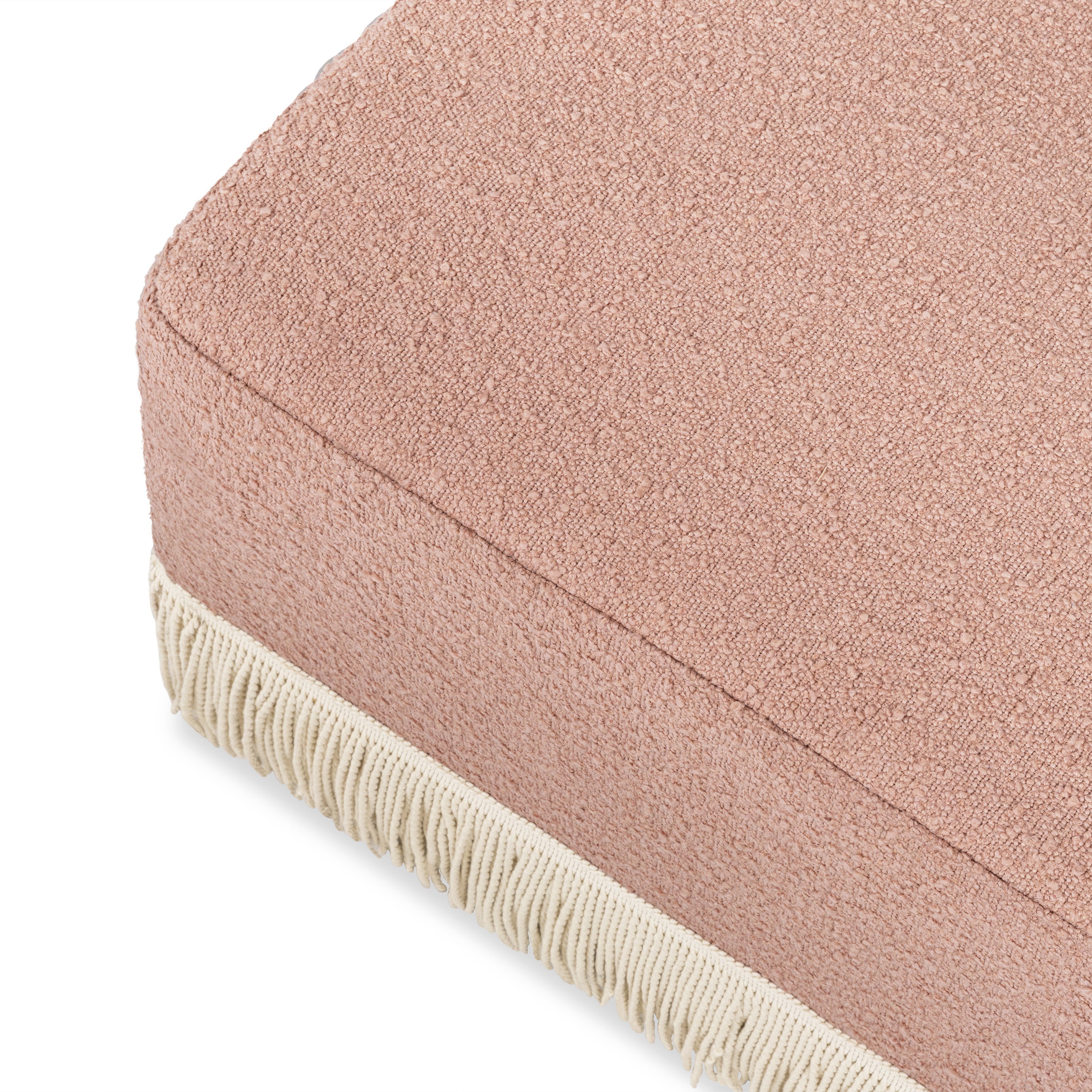 Namesake Crawford Gliding Ottoman | Boucle with Tassel Fringe | Lullabye Shop