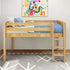 Maxtrix Twin Low Loft Bed Straight Ladder
