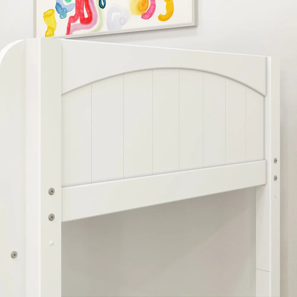 Maxtrix Twin Low Loft Bed Straight Ladder