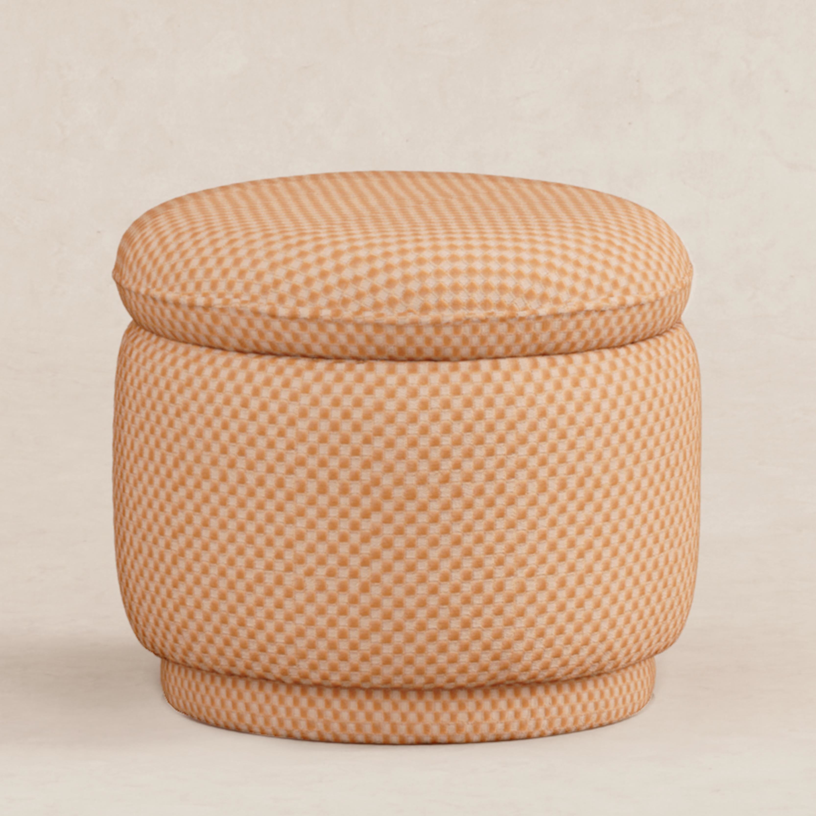 Babyletto Enoki Storage Ottoman in Velvet Checker | Lullabye Shop