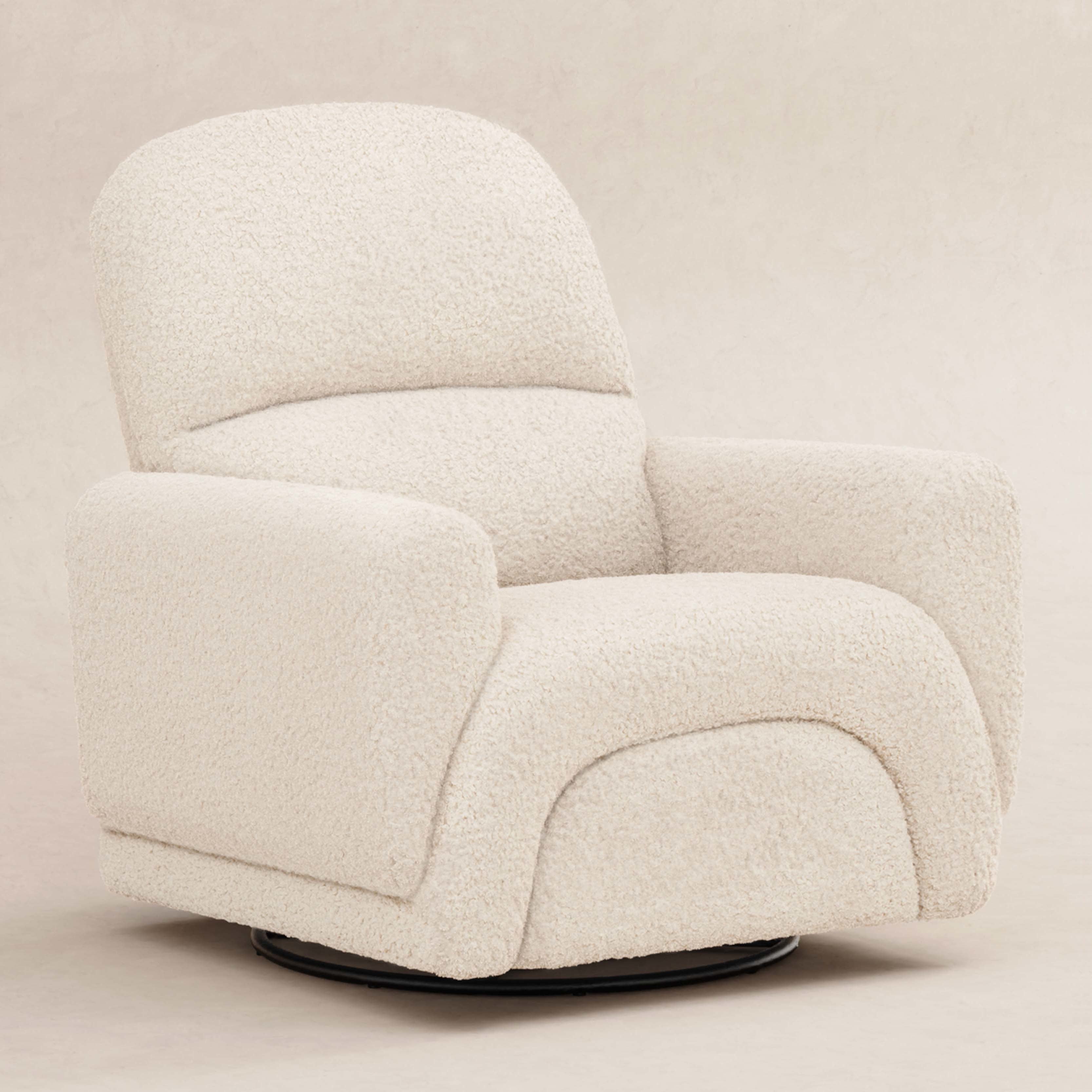 Babyletto Rainbow Recliner and Swivel Glider in Teddy Loop | Lullabye Shop