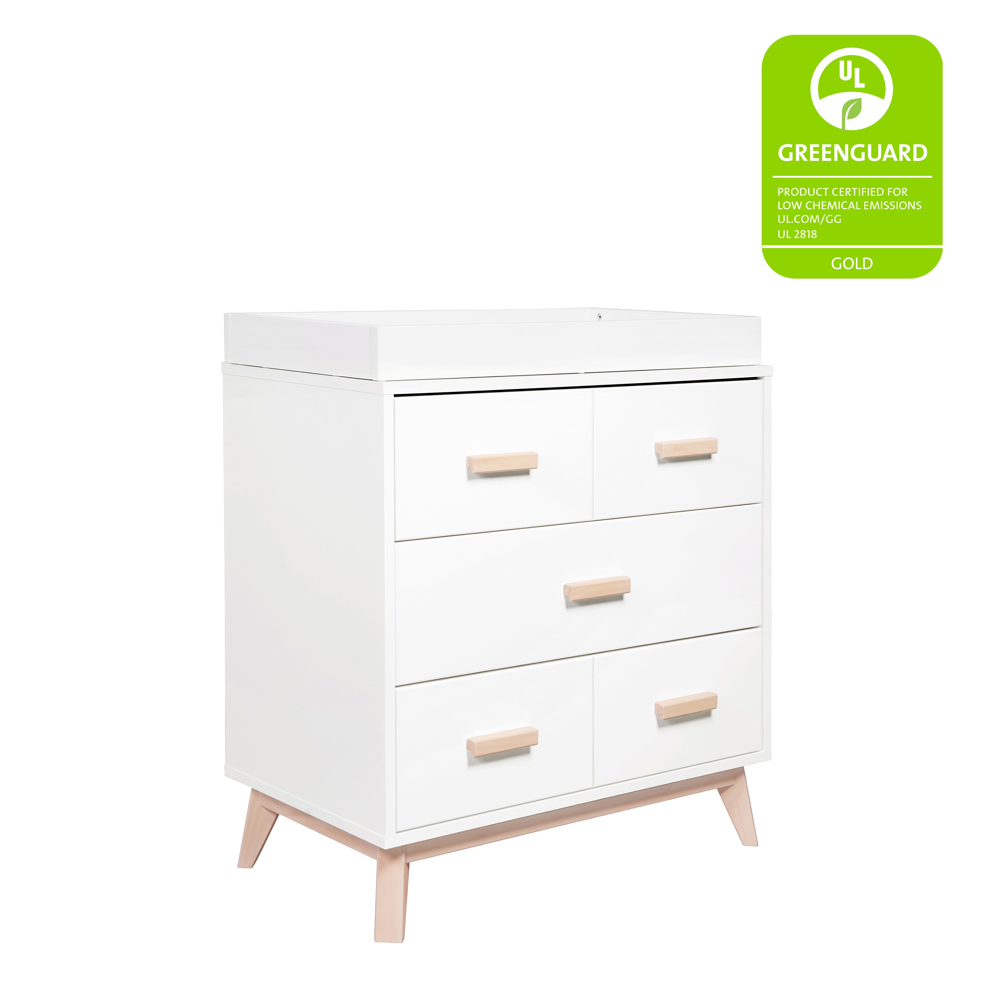 Babyletto Scoot 3-Drawer Changer Dresser with Removable Changing Tray | Lullabye Shop