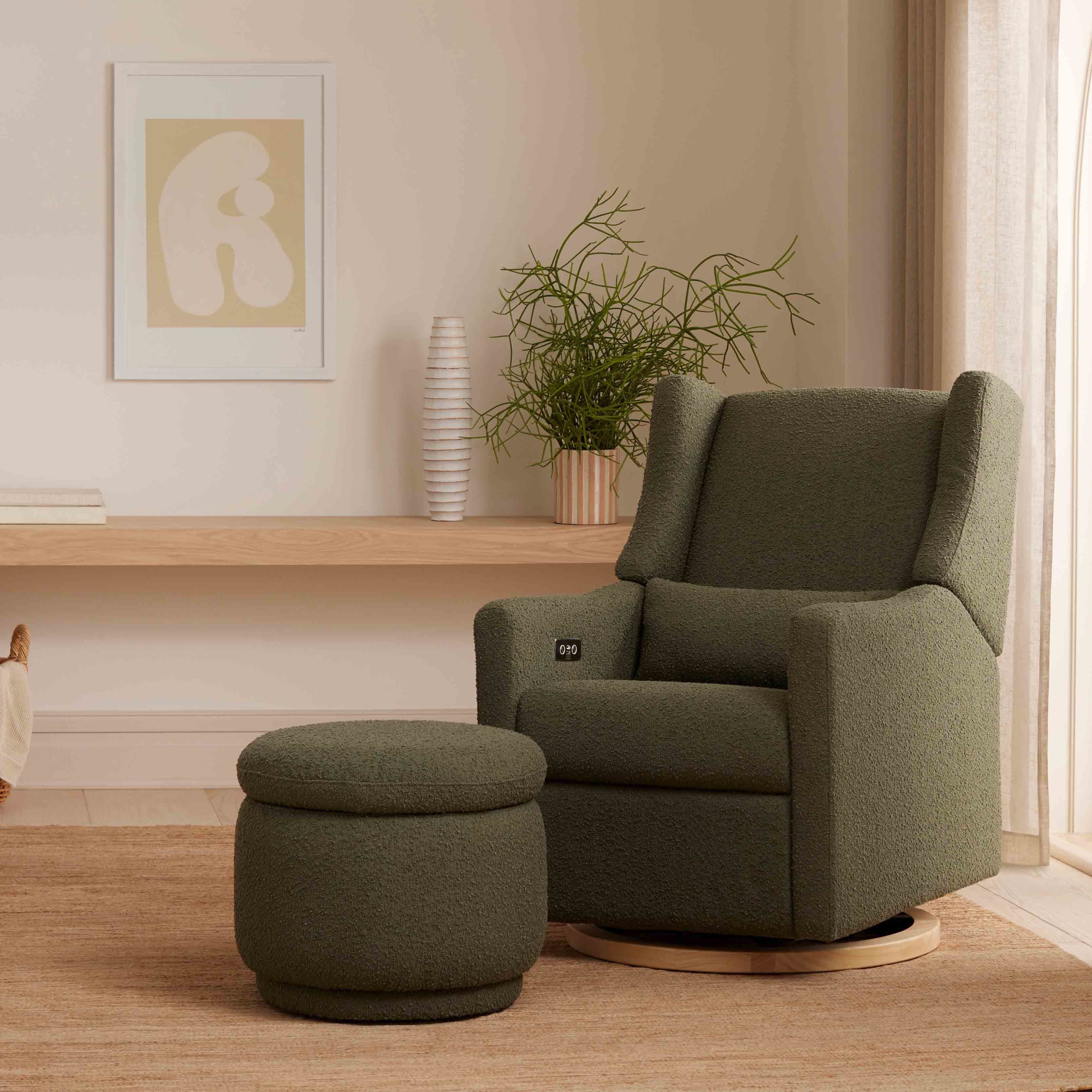 Babyletto Enoki Storage Ottoman in Boucle | Lullabye Shop