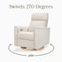 Monogram by Namesake Willa Plus Power Glider Recliner + Power Headrest | Lullabye Shop