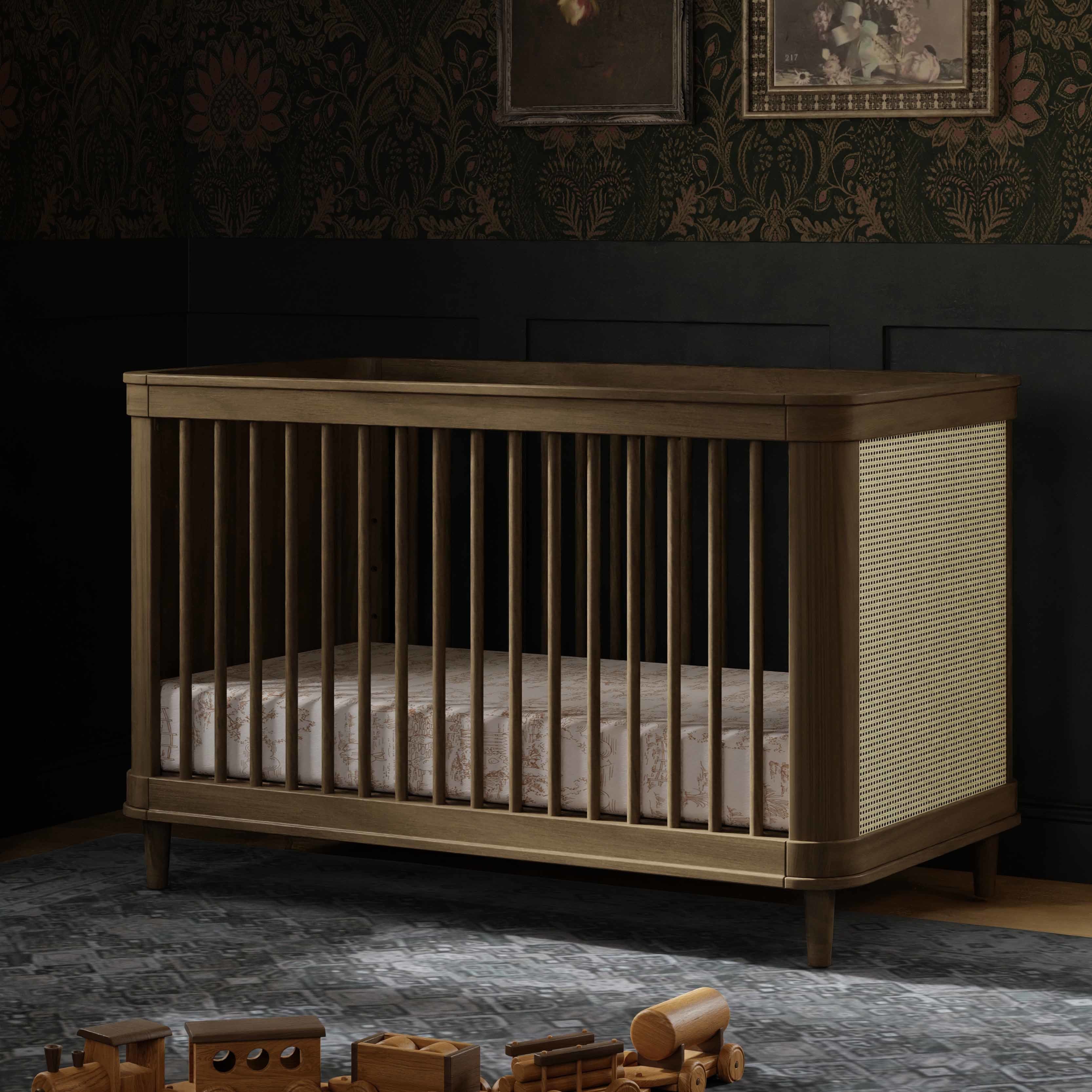 Namesake Marin with Cane 3-in-1 Convertible Crib | Lullabye Shop