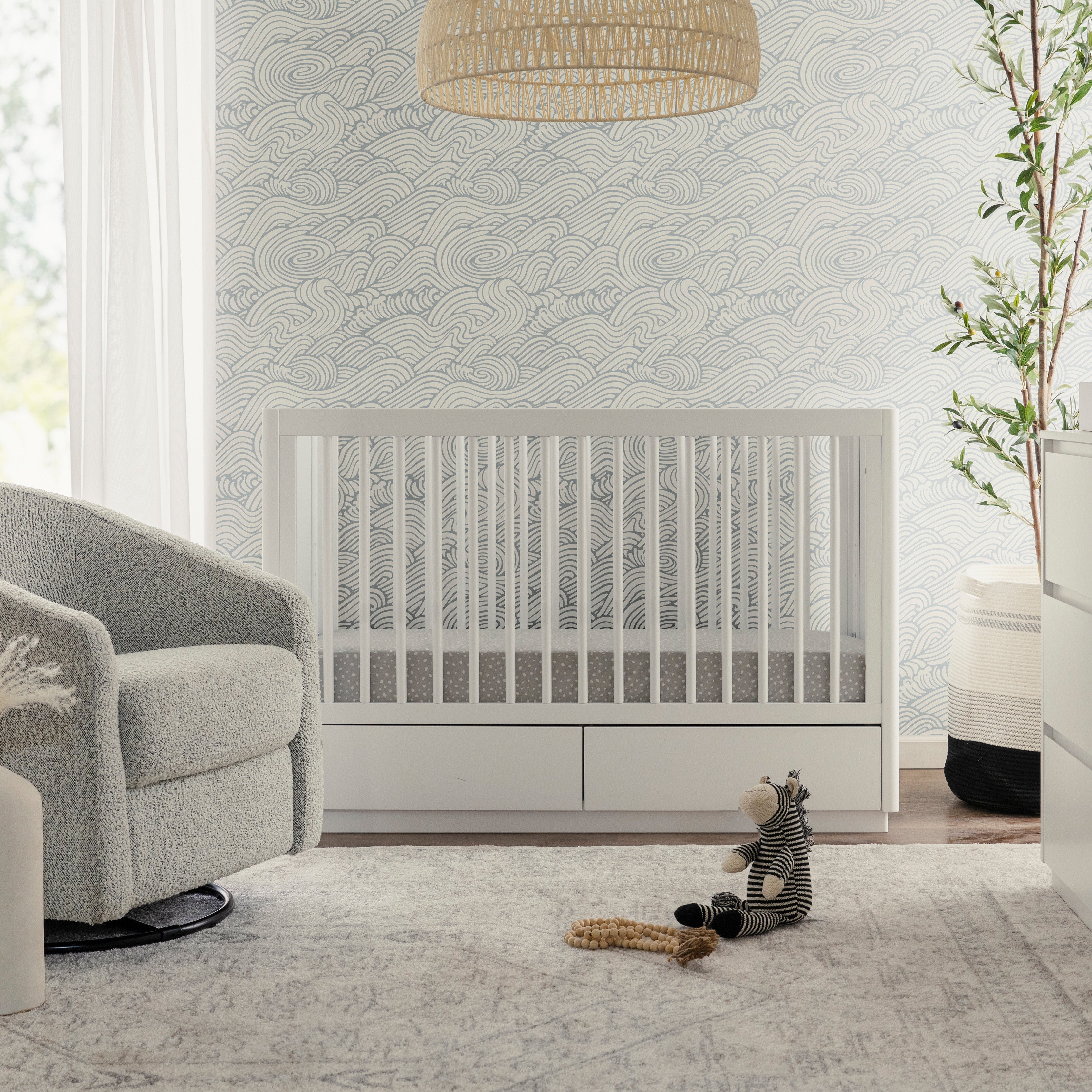 Babyletto Bento 3-in-1 Convertible Storage Crib with Toddler Bed Conversion Kit | Lullabye Shop