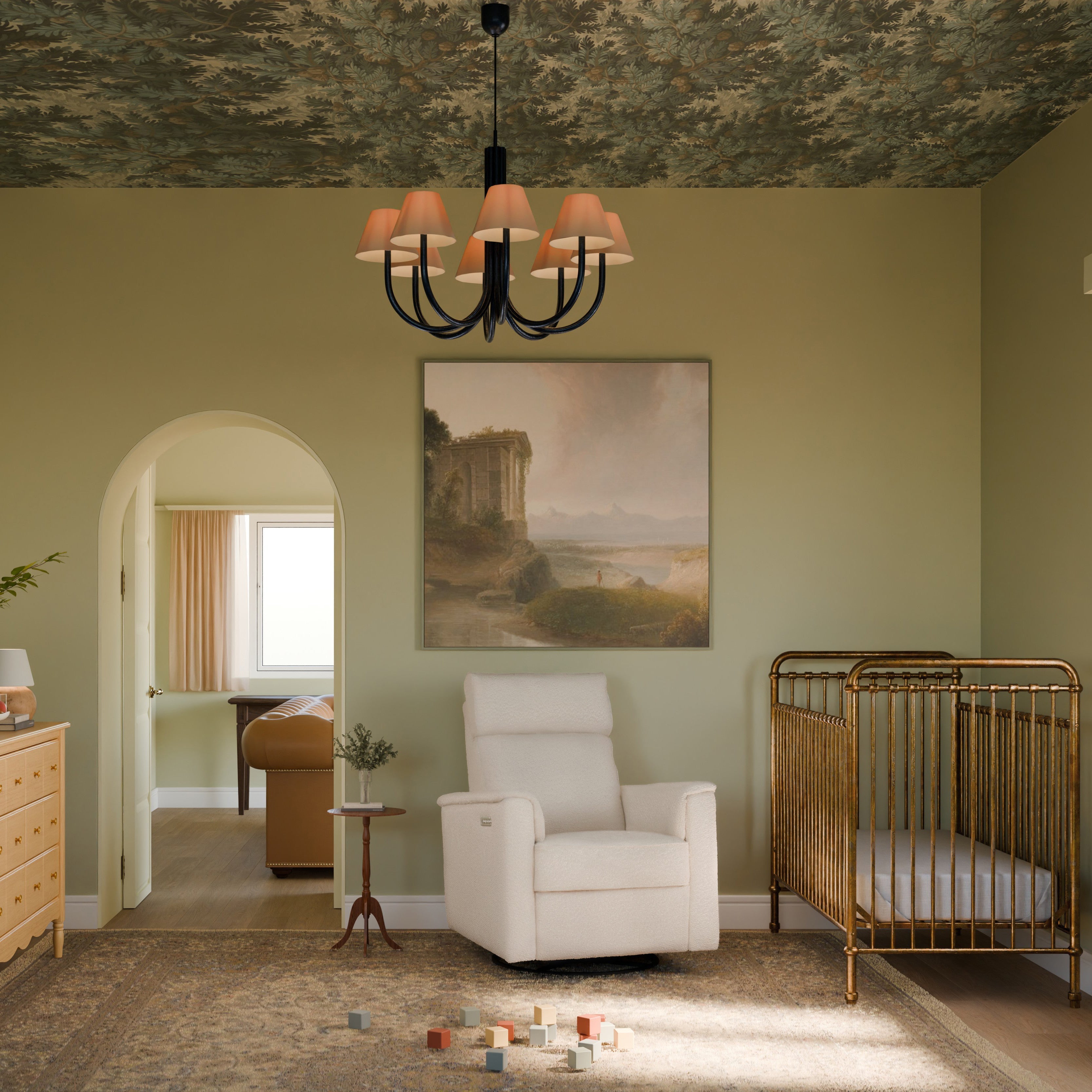 Monogram by Namesake Willa Plus Power Glider Recliner + Power Headrest | Lullabye Shop