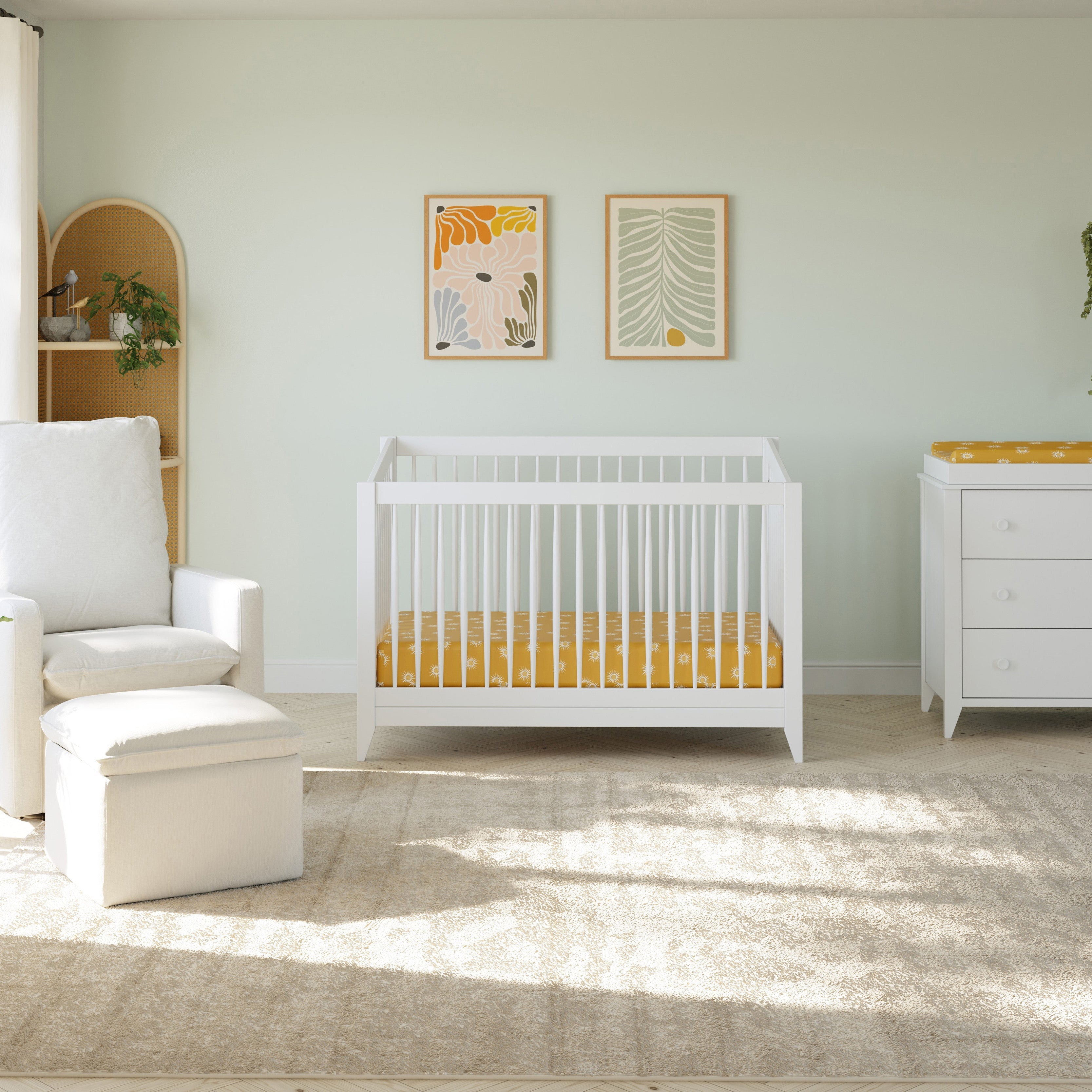 Babyletto Sprout 4-in-1 Convertible Crib with Toddler Bed Conversion Kit | Lullabye Shop