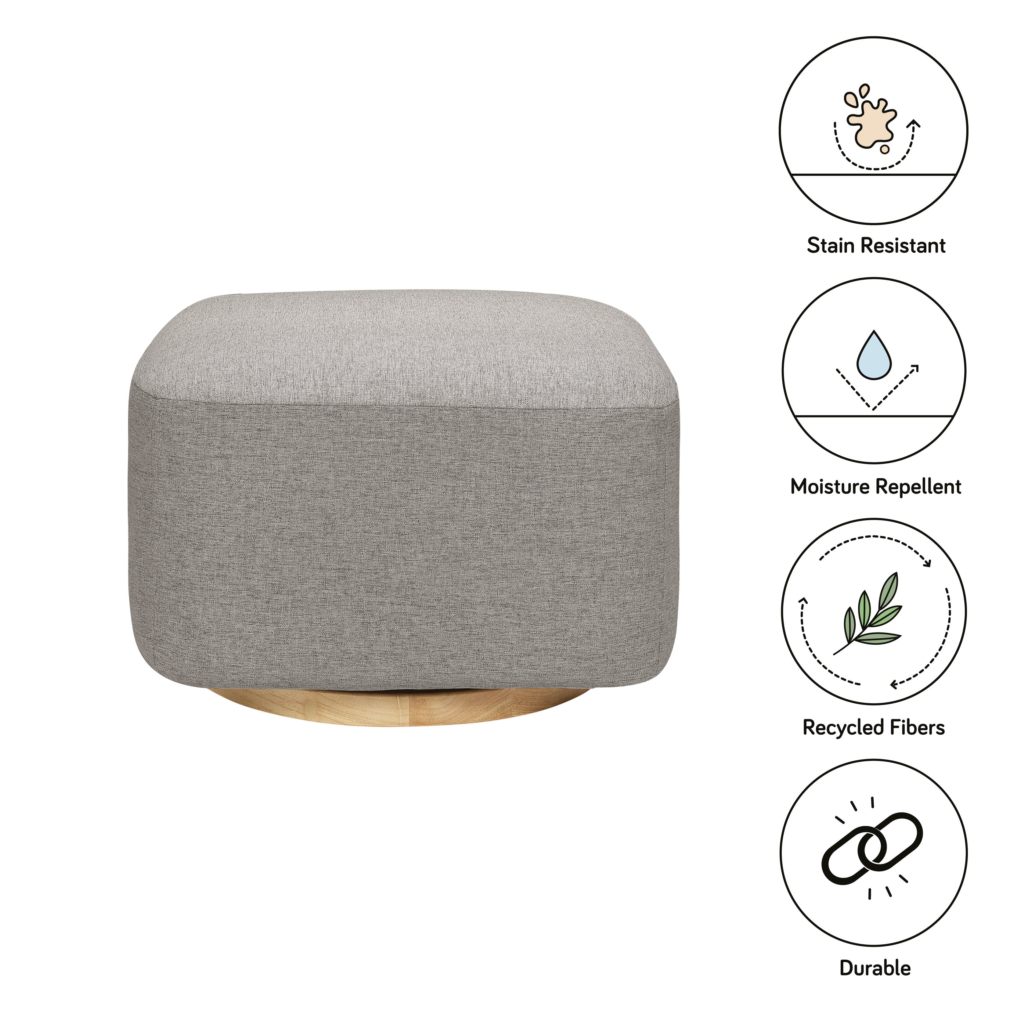 Babyletto Kiwi Gliding Ottoman | Lullabye Shop
