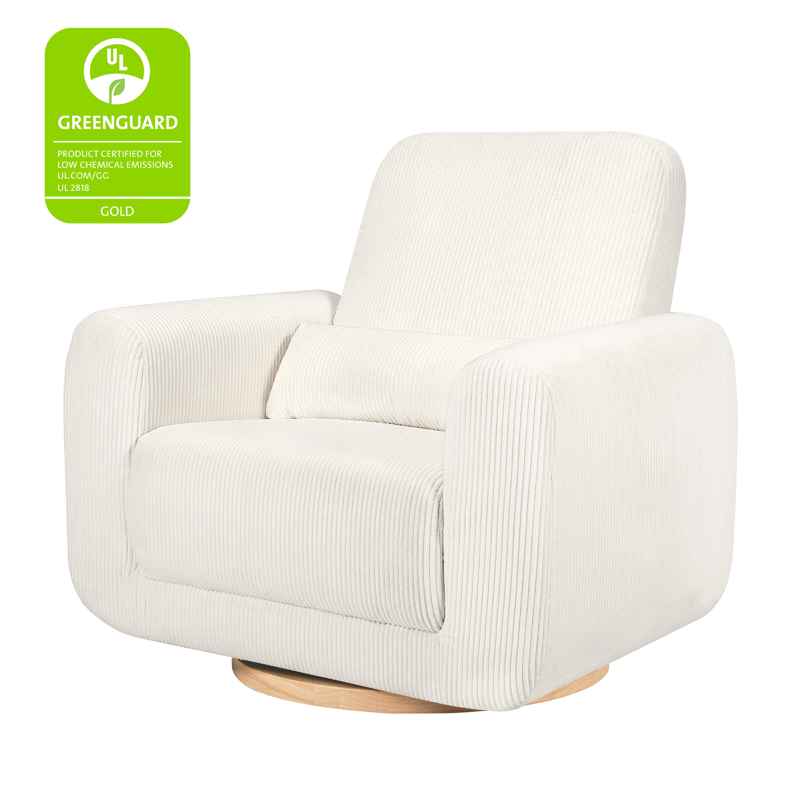 Babyletto Tuba Extra Wide Swivel Glider in Corduroy | Lullabye Shop