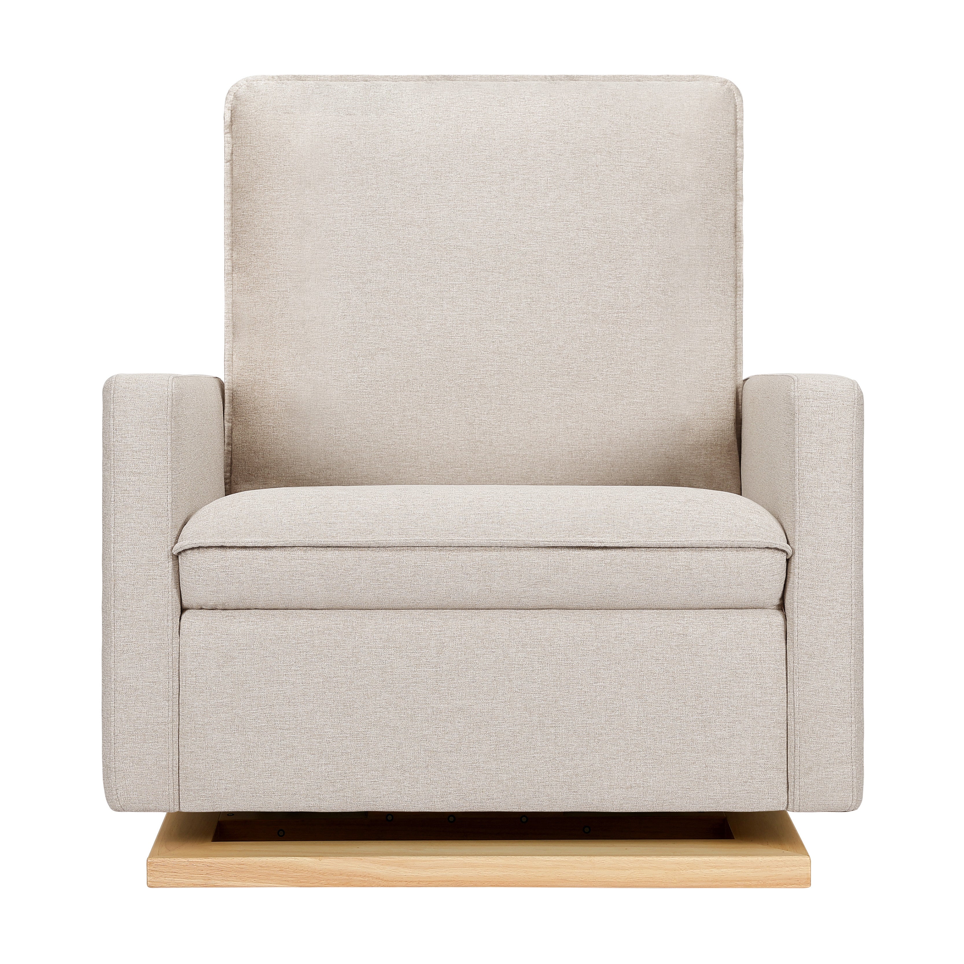 Babyletto Cali Pillowback Chair and a Half Glider in Eco-Performance Fabric | Water Repellent & Stain Resistant | Lullabye Shop