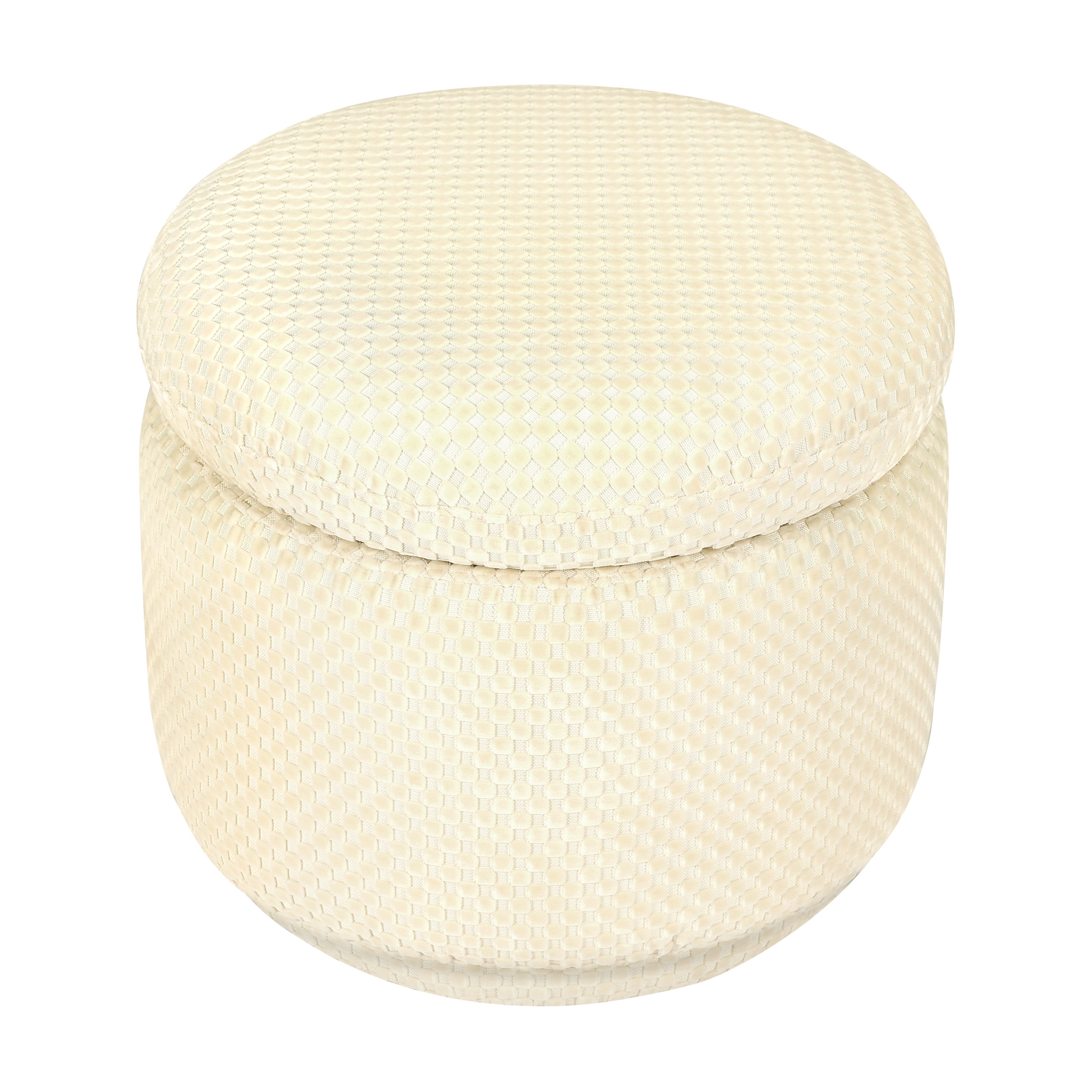 Babyletto Enoki Storage Ottoman in Velvet Checker | Lullabye Shop