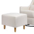 Babyletto Toco Swivel Glider and Ottoman in Eco-Performance Fabric | Water Repellent & Stain Resistant | Lullabye Shop