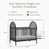 Namesake Alouette 3-in-1 Convertible Spindle Crib