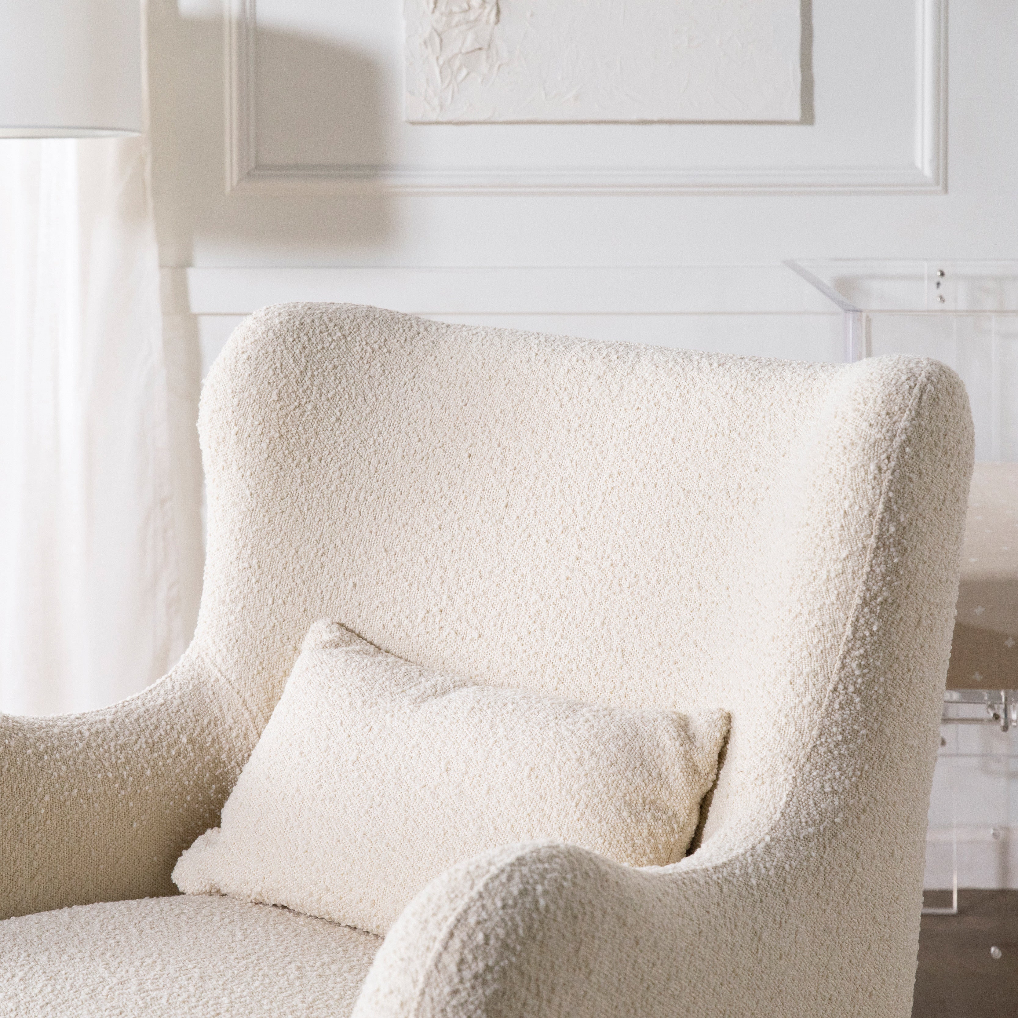 Babyletto Solstice Swivel Glider in Boucle | Lullabye Shop