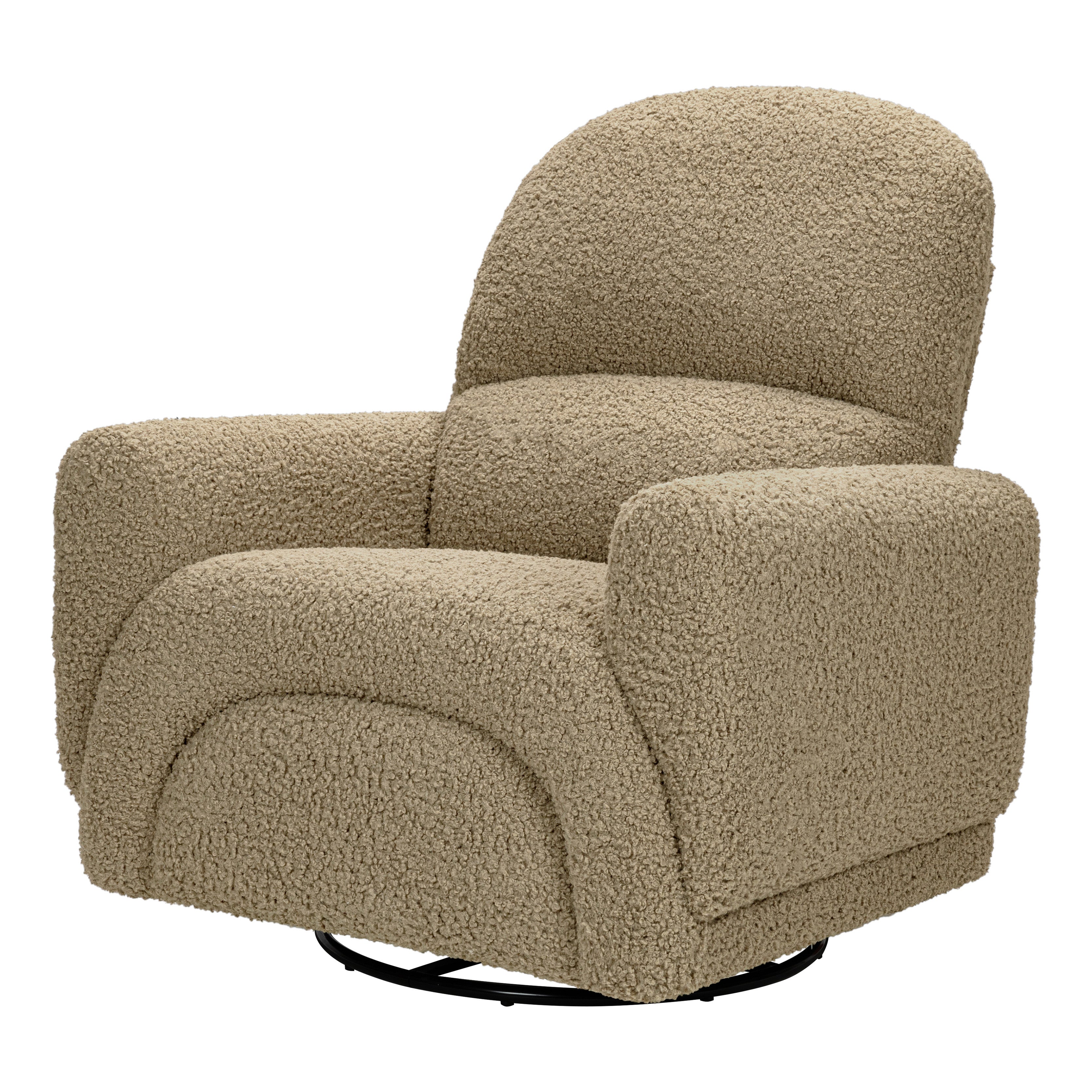 Babyletto Rainbow Recliner and Swivel Glider in Teddy Loop | Lullabye Shop