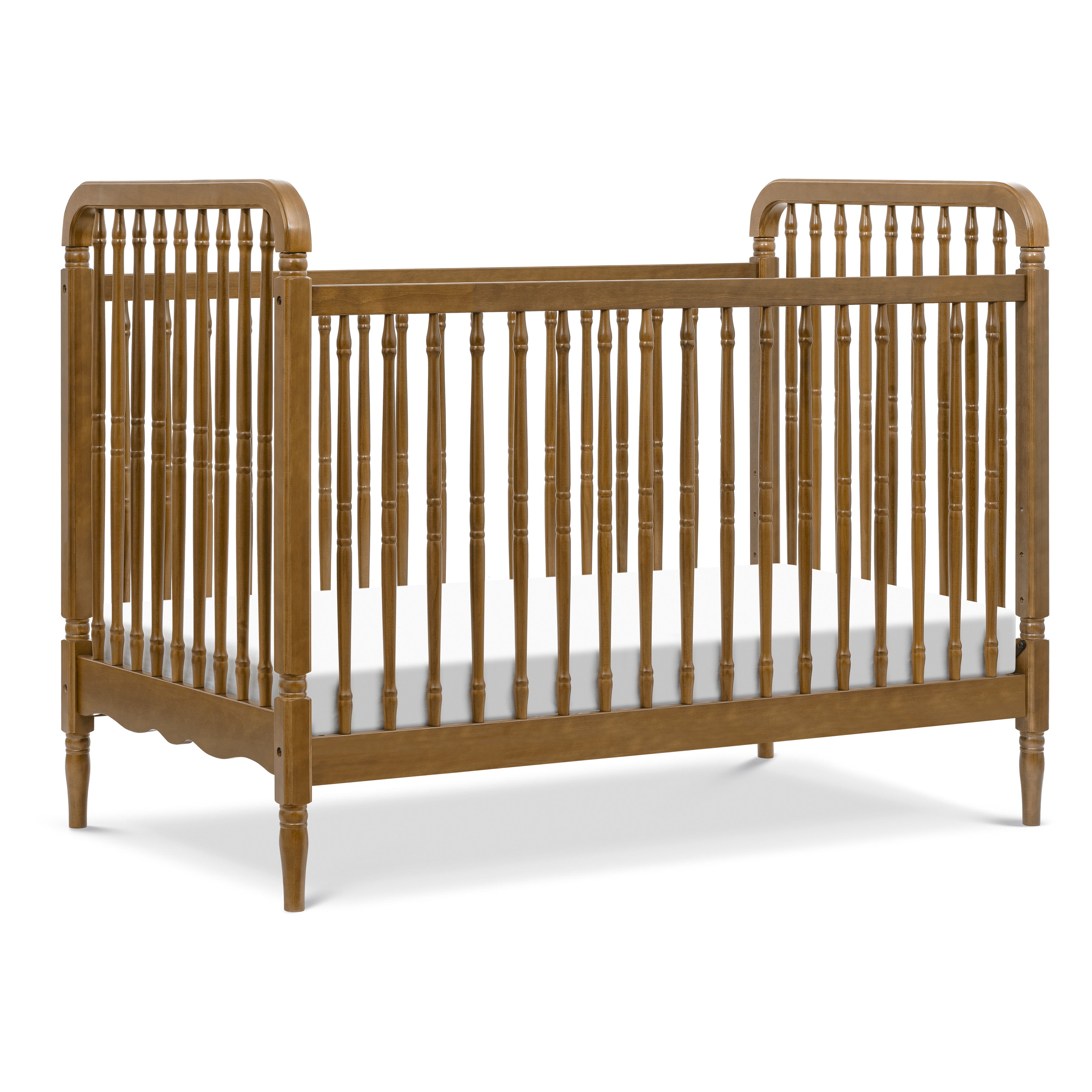 Namesake Liberty 3-in-1 Convertible Spindle Crib with Toddler Bed Conversion Kit | Lullabye Shop