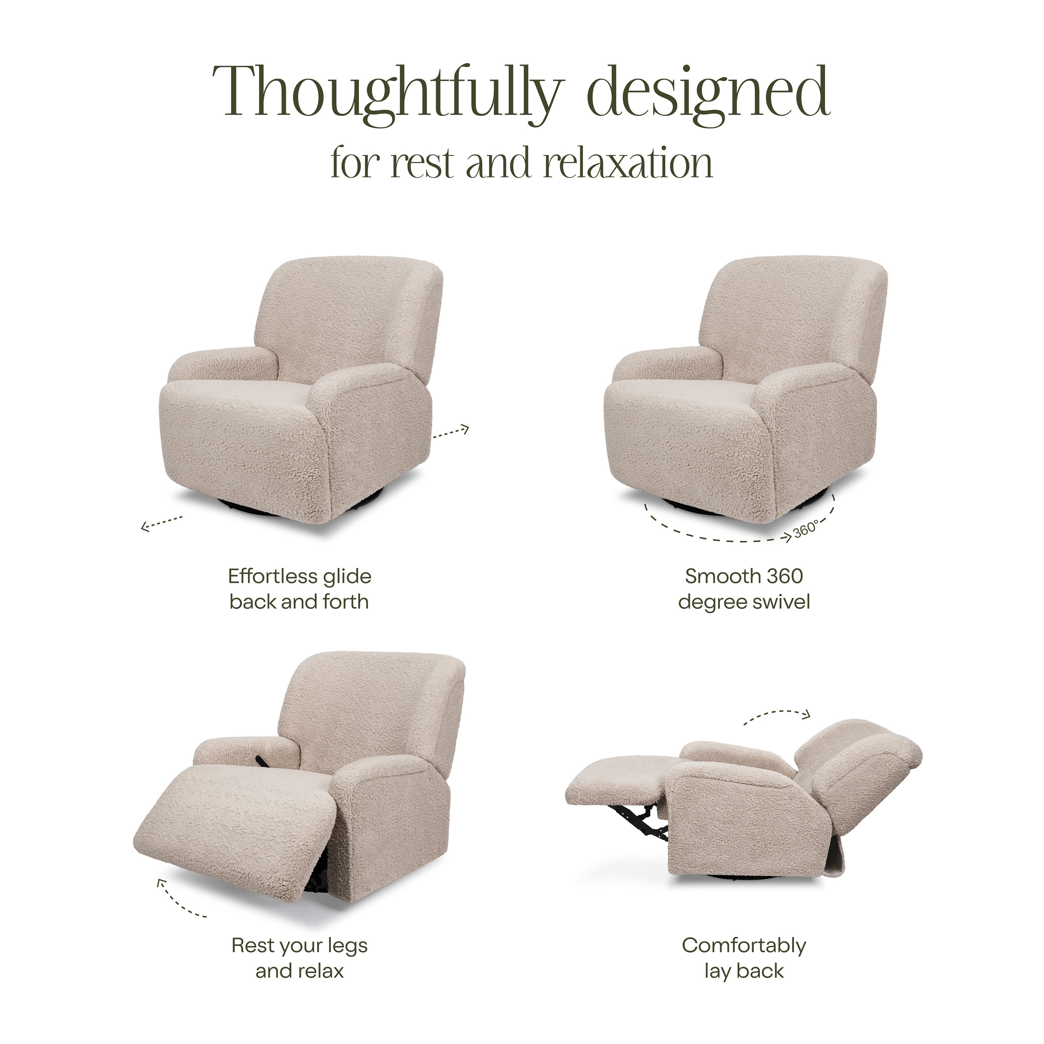 Namesake Winslow Extra Wide Recliner and Swivel Glider | Lullabye Shop