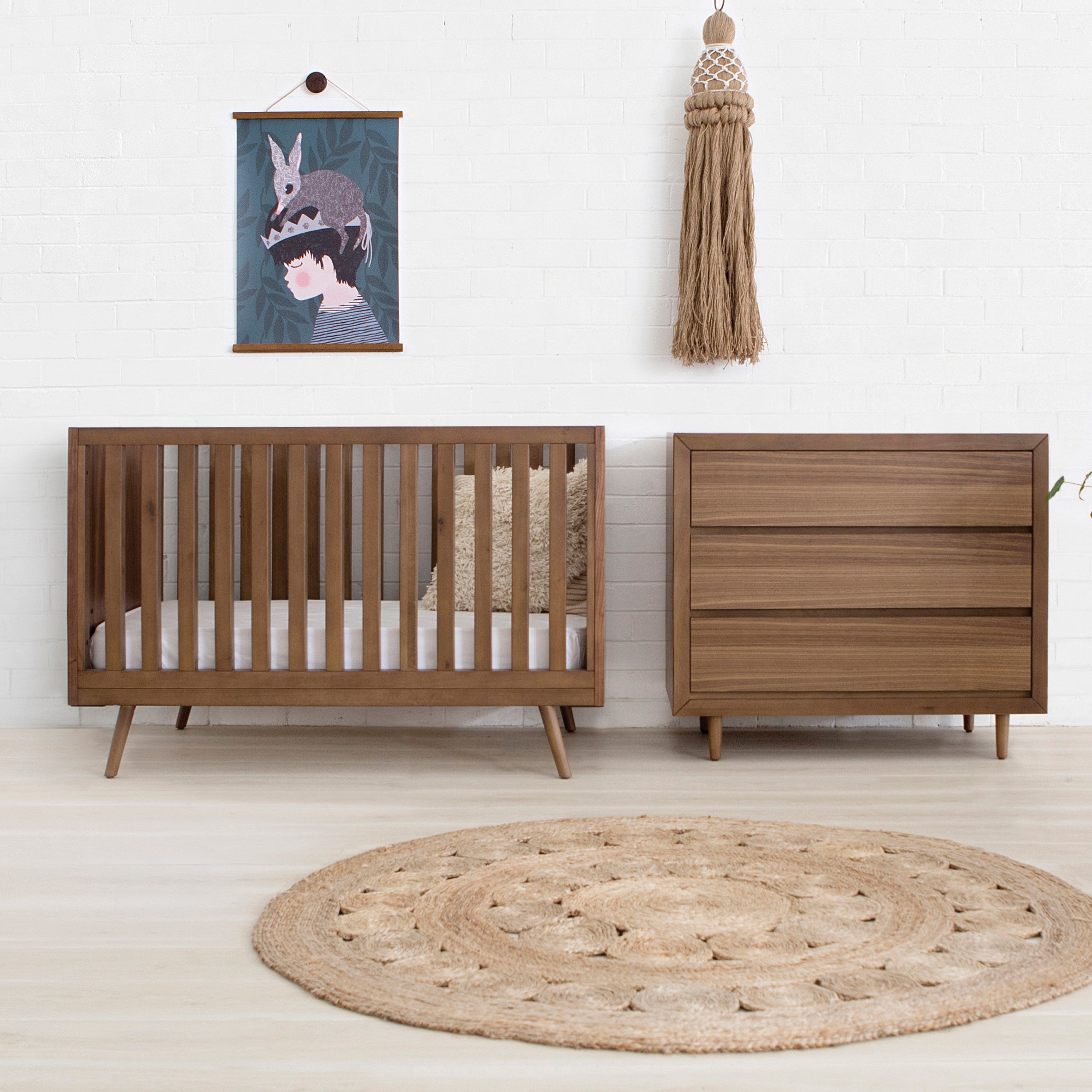 Babyletto Nifty Timber 3-in-1 Crib | Lullabye Shop