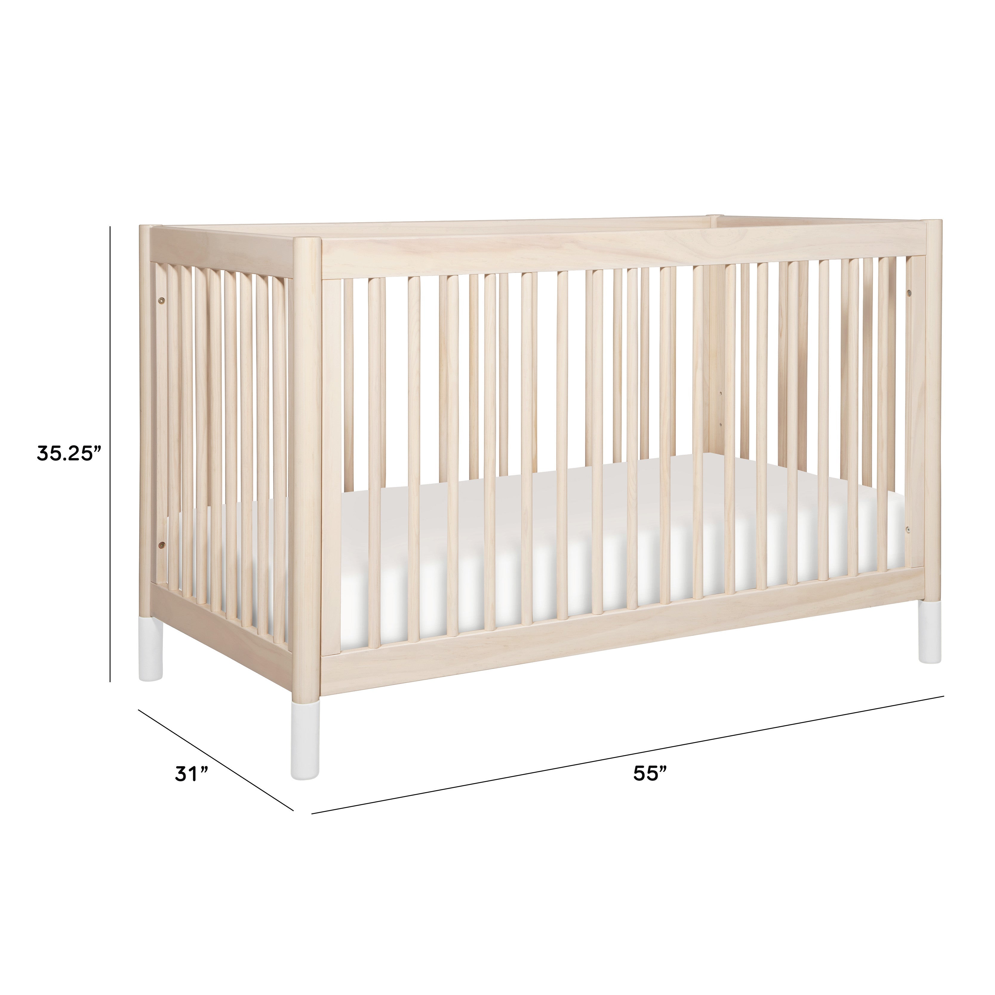 Babyletto Gelato 4-in-1 Convertible Crib with Toddler Bed Conversion Kit | Lullabye Shop