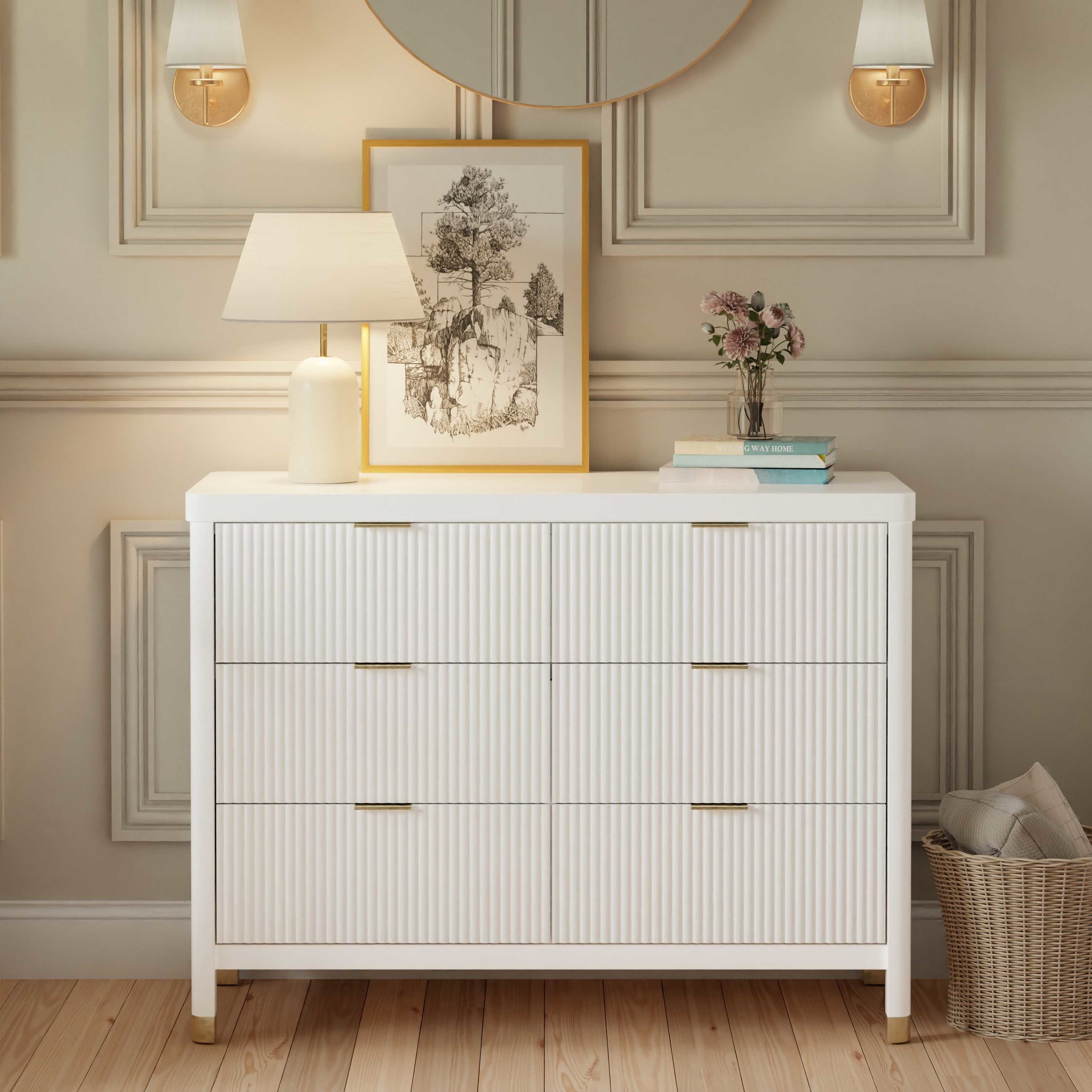 Namesake Brimsley Tambour 6-Drawer Dresser | Lullabye Shop