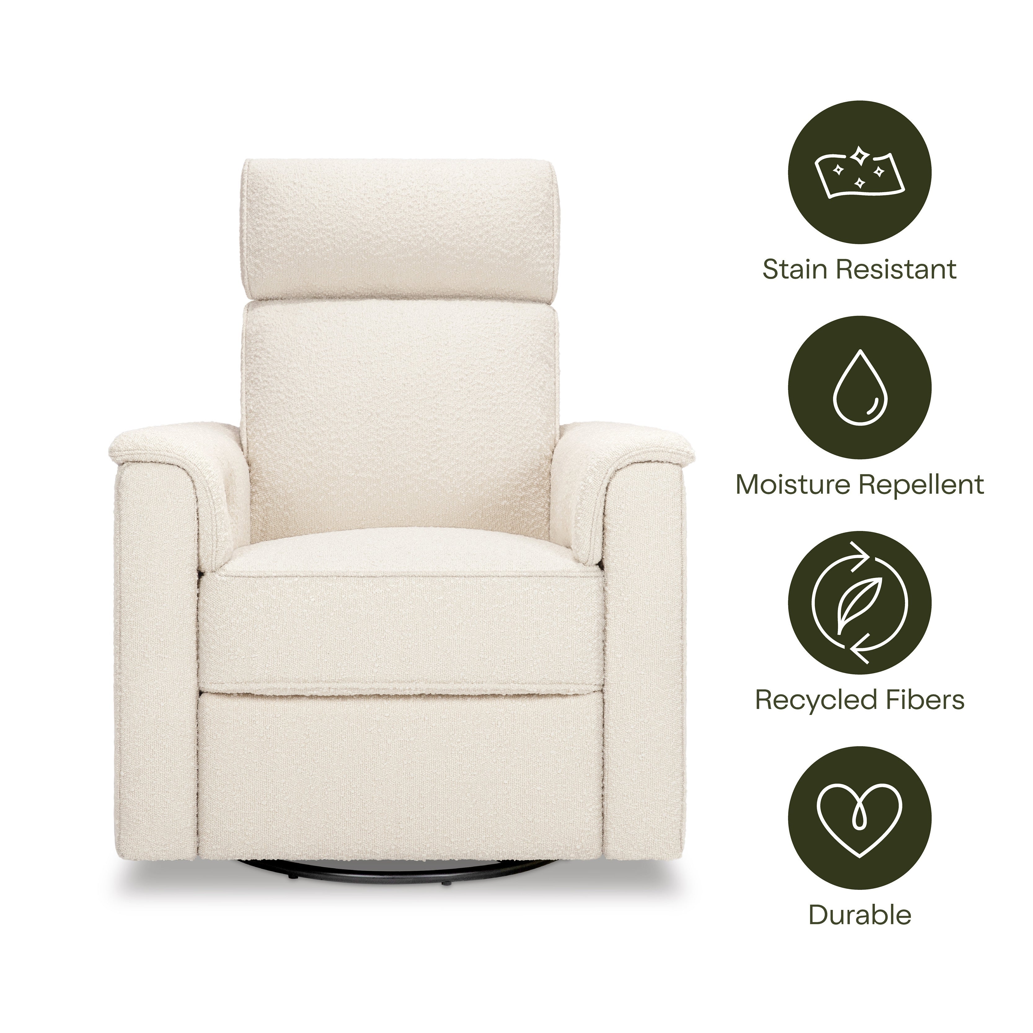 Monogram by Namesake Willa Plus Power Glider Recliner + Power Headrest | Lullabye Shop