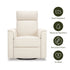 Monogram by Namesake Willa Plus Power Glider Recliner + Power Headrest | Lullabye Shop
