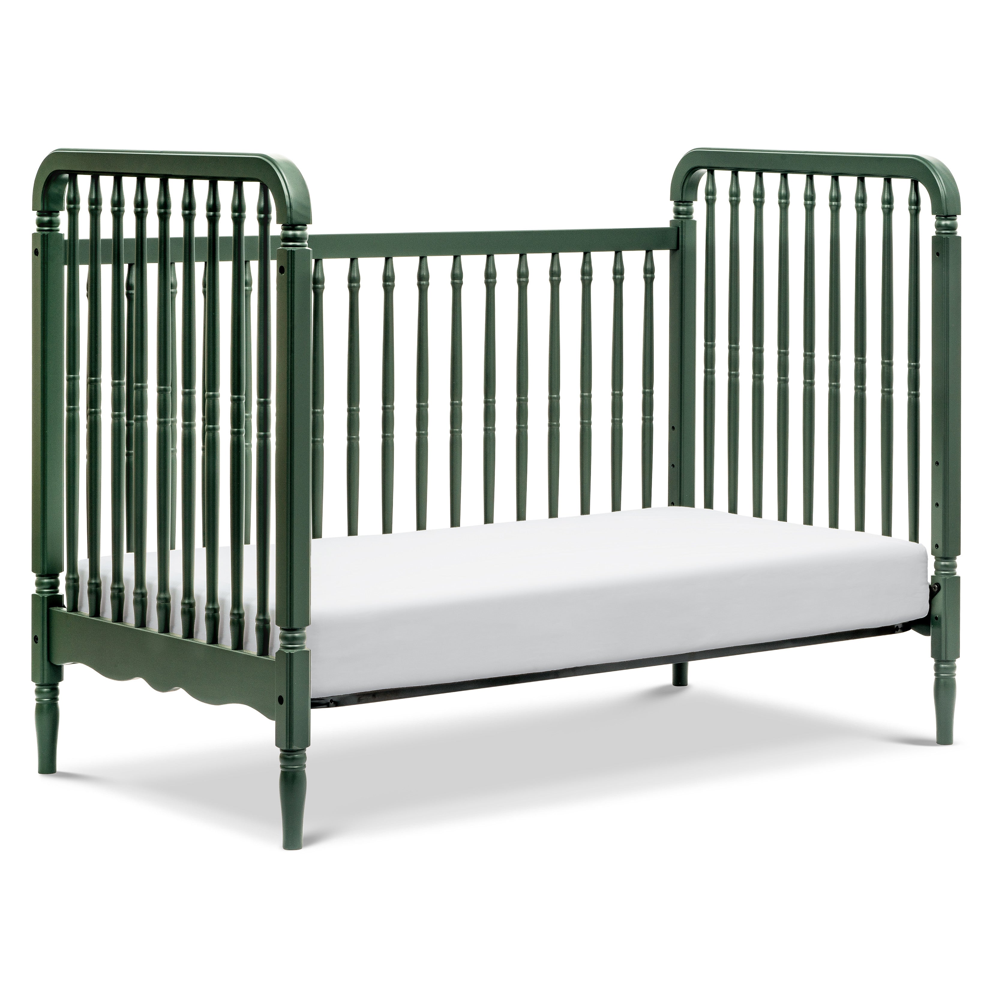 Namesake Liberty 3-in-1 Convertible Spindle Crib with Toddler Bed Conversion Kit | Lullabye Shop