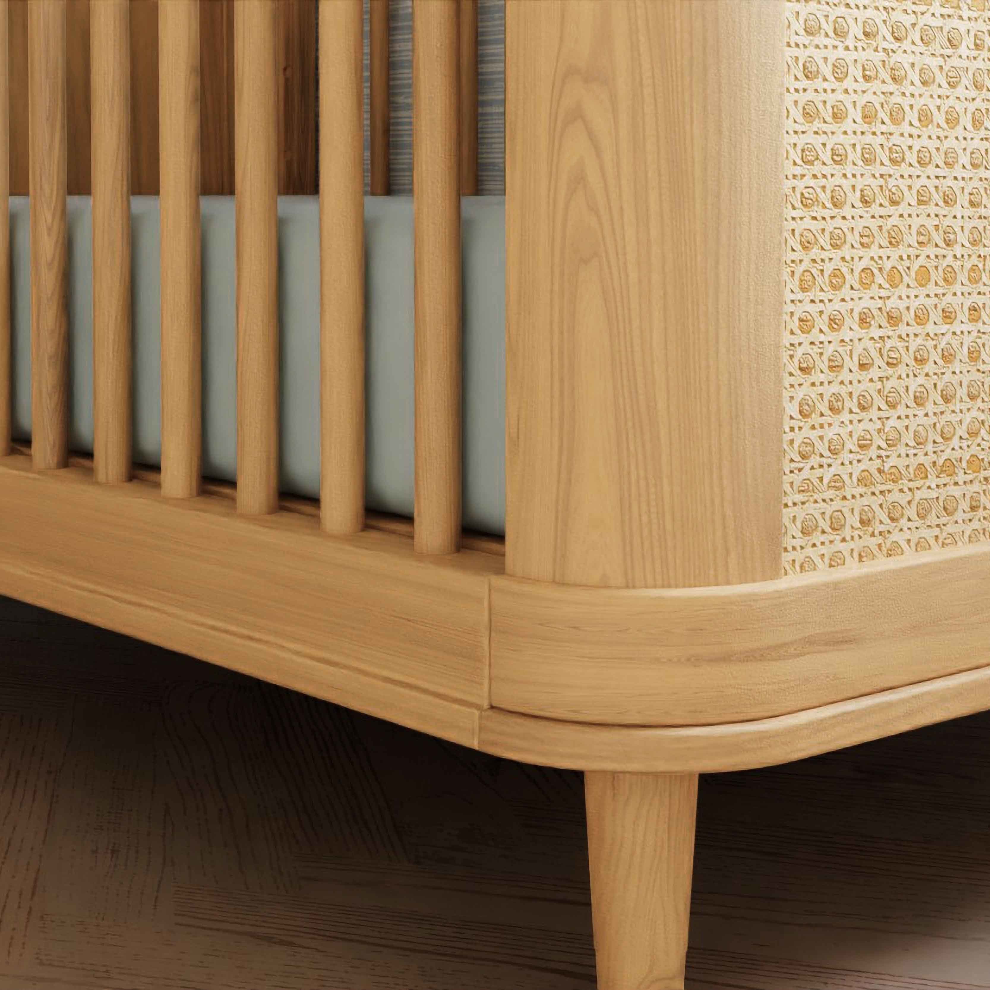 Namesake Marin with Cane 3-in-1 Convertible Crib | Lullabye Shop