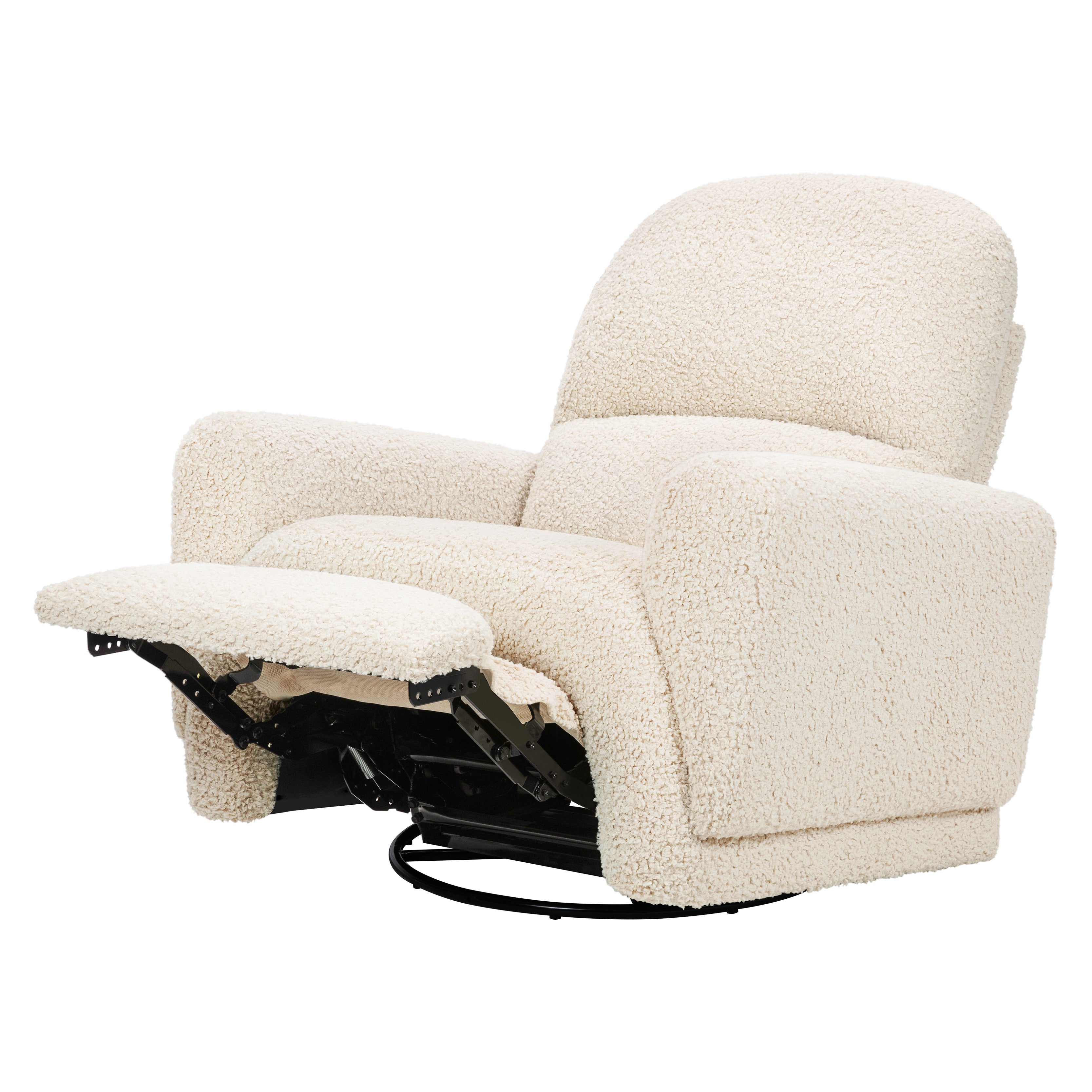 Babyletto Rainbow Recliner and Swivel Glider in Teddy Loop | Lullabye Shop