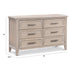 Monogram by Namesake Beckett 6-Drawer Double Dresser | Lullabye Shop