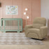 Babyletto Rainbow Recliner and Swivel Glider in Teddy Loop | Lullabye Shop