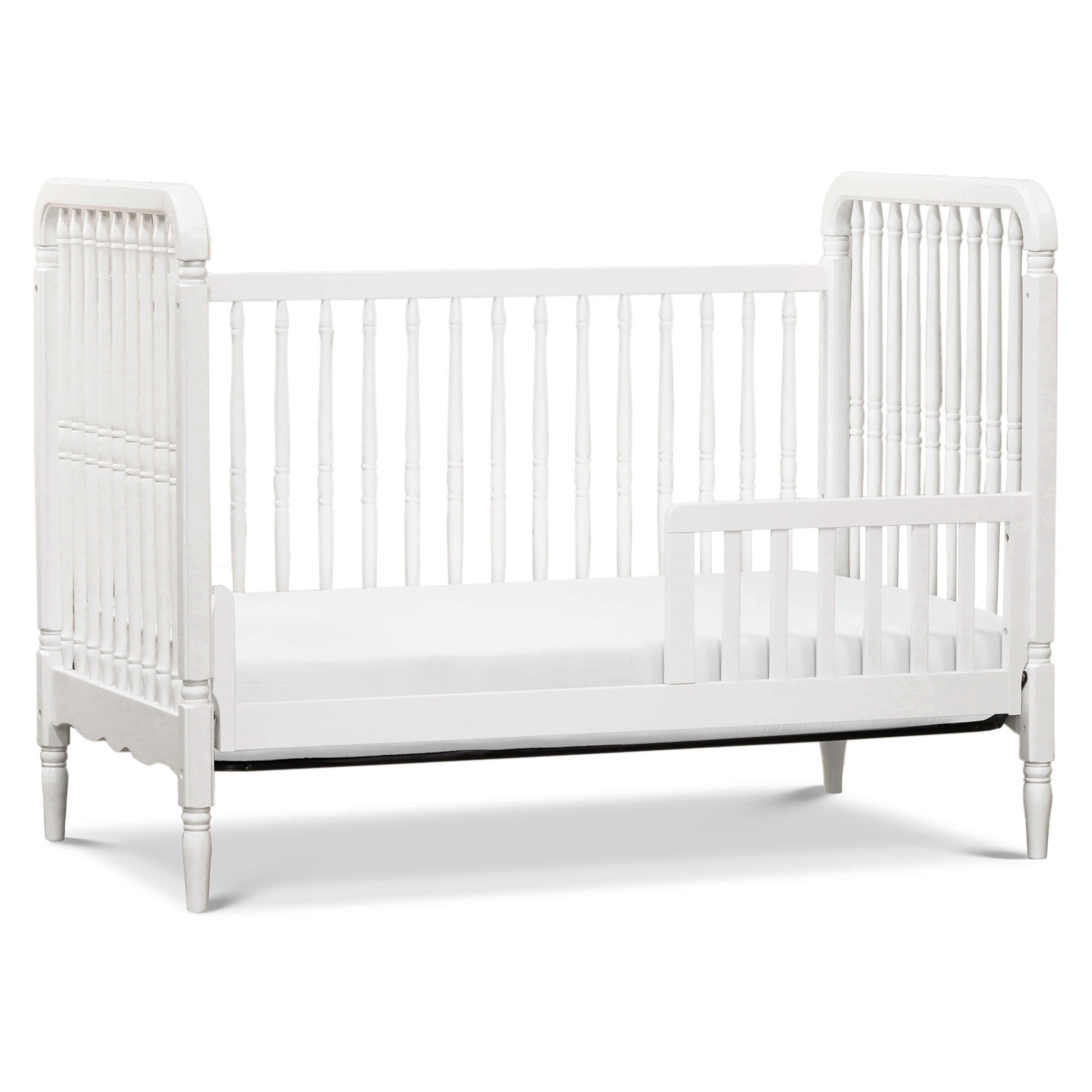 Namesake Liberty 3-in-1 Convertible Spindle Crib with Toddler Bed Conversion Kit | Lullabye Shop