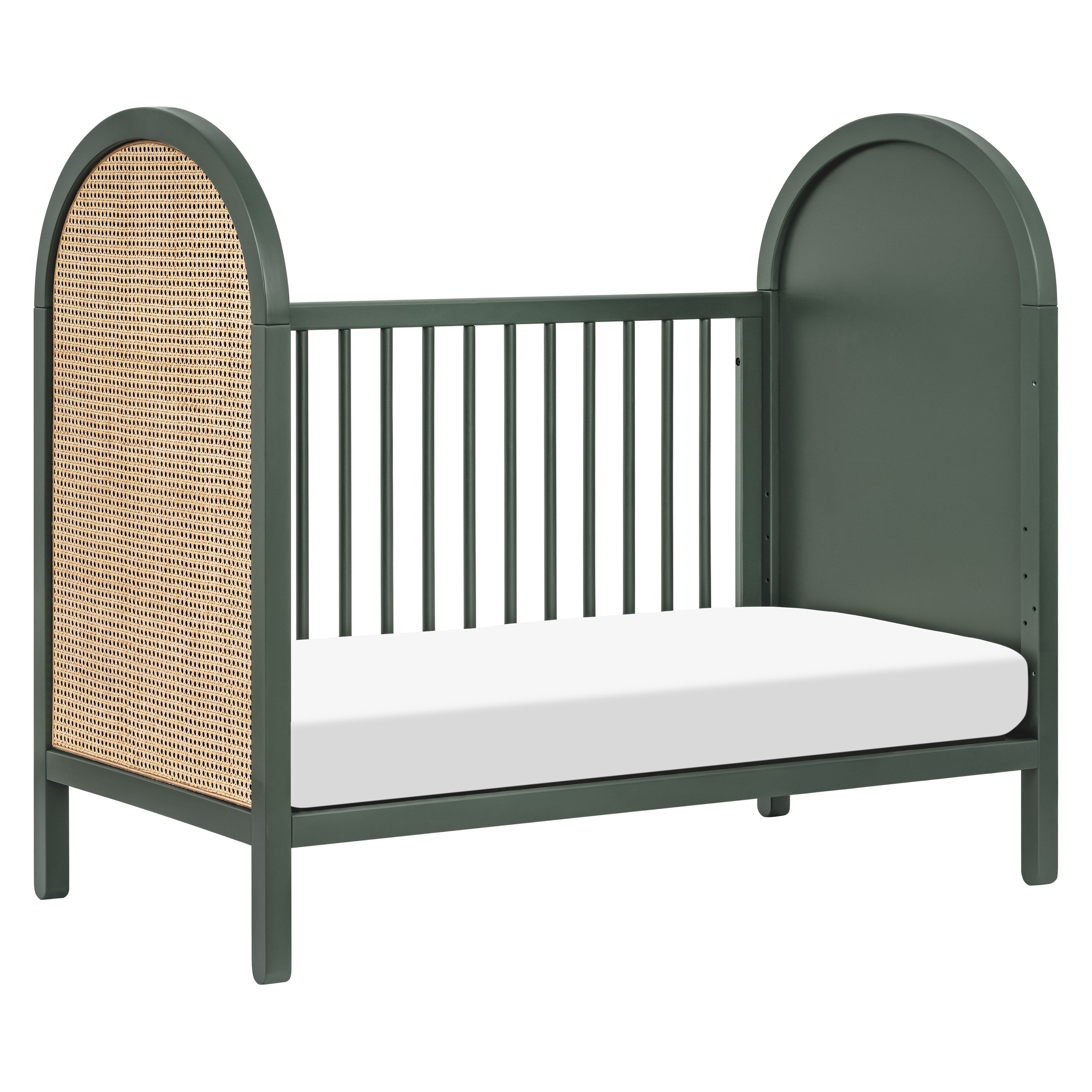 Babyletto Bondi Cane 3-in-1 Convertible Crib with Toddler Bed Conversion Kit | Lullabye Shop