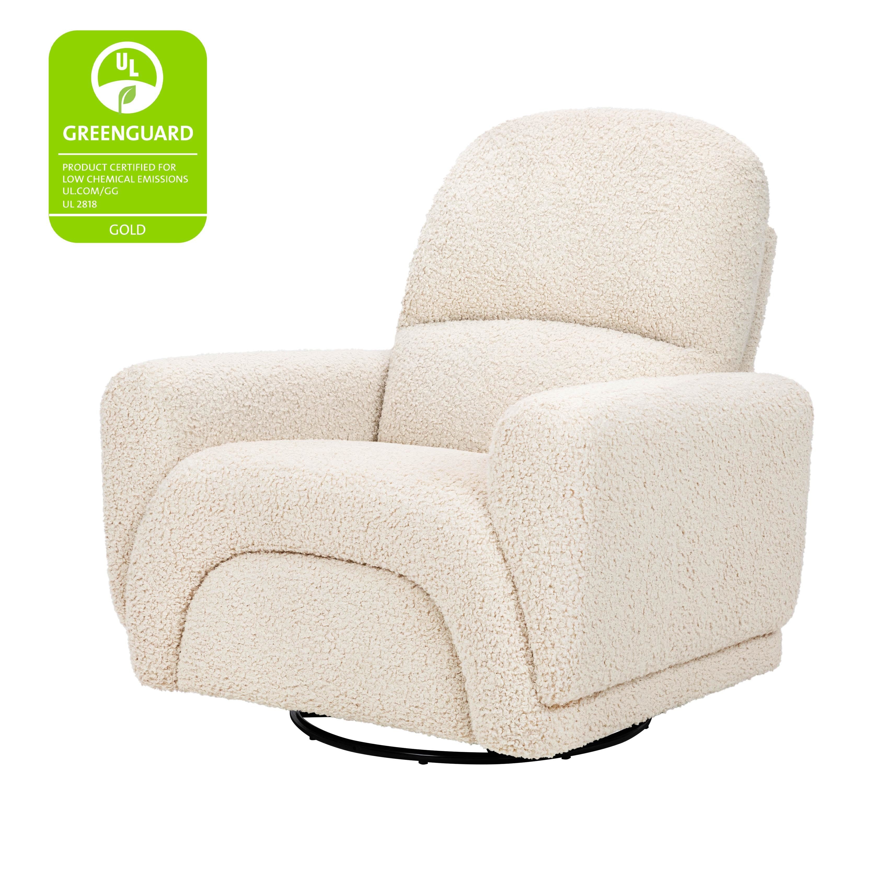 Babyletto Rainbow Recliner and Swivel Glider in Teddy Loop | Lullabye Shop