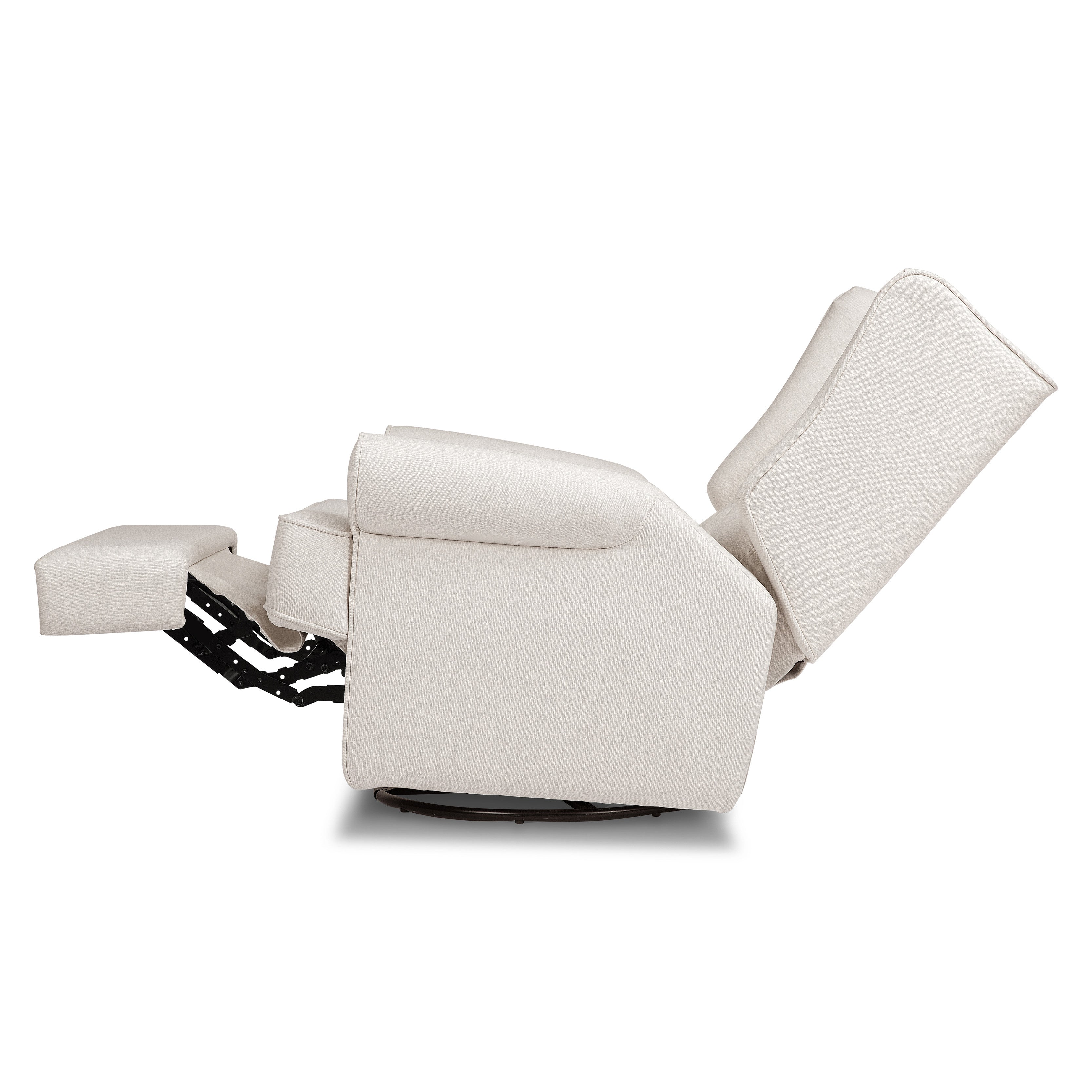 Namesake Harbour Electronic Recliner and Swivel Glider in Eco-Performance Fabric with USB port | Water Repellent & Stain Resistant | Lullabye Shop