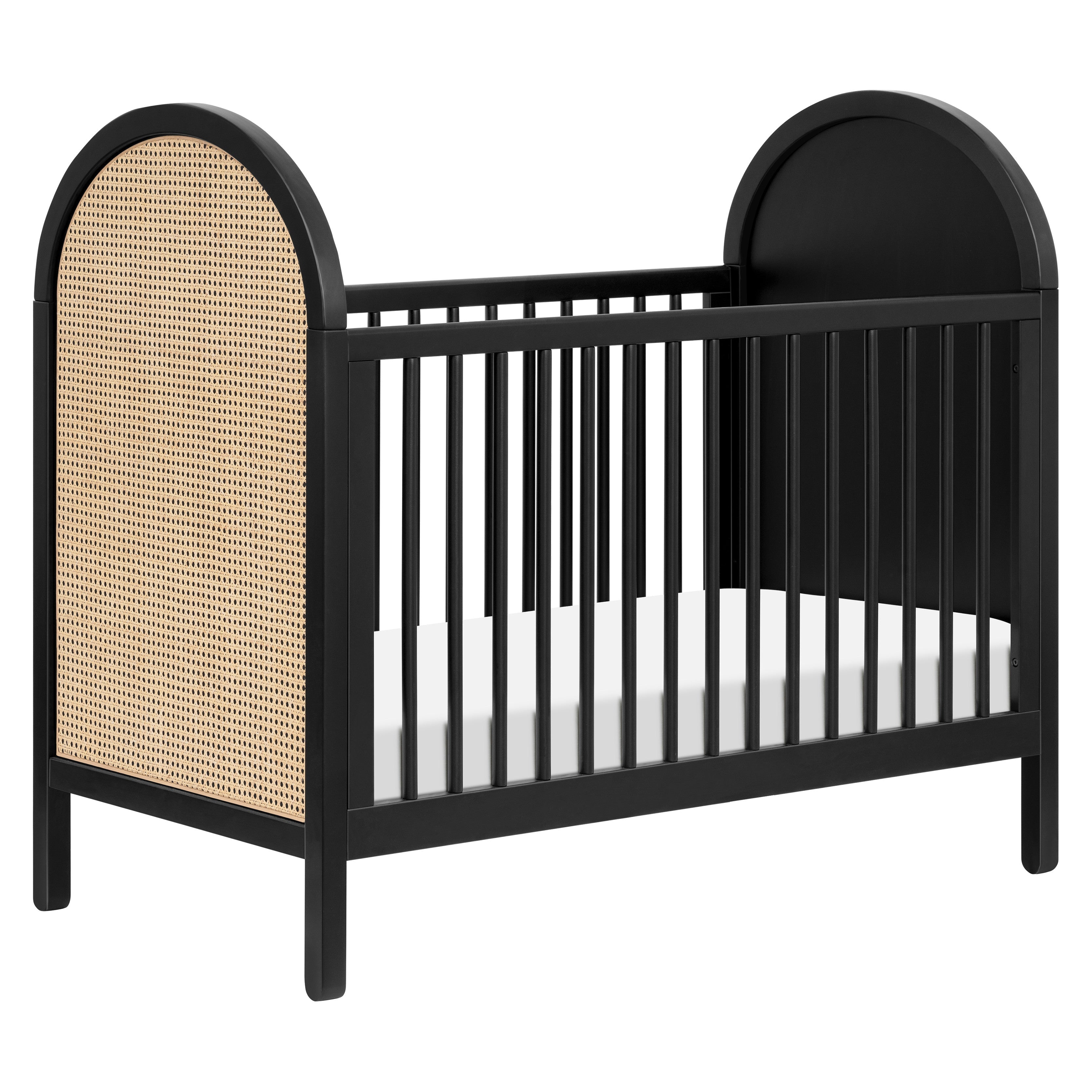 Babyletto Bondi Cane 3-in-1 Convertible Crib with Toddler Bed Conversion Kit | Lullabye Shop