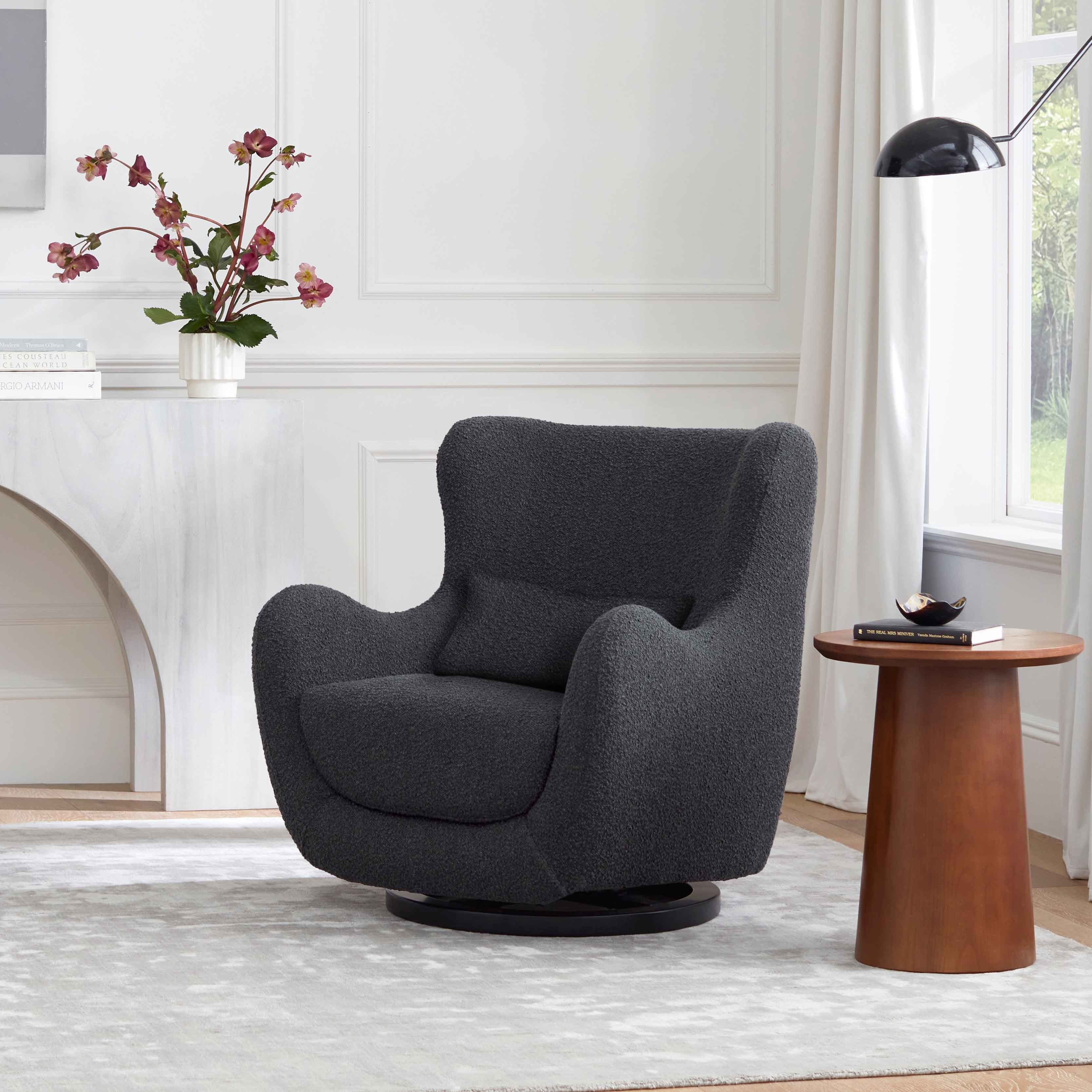 Babyletto Solstice Swivel Glider in Boucle | Lullabye Shop