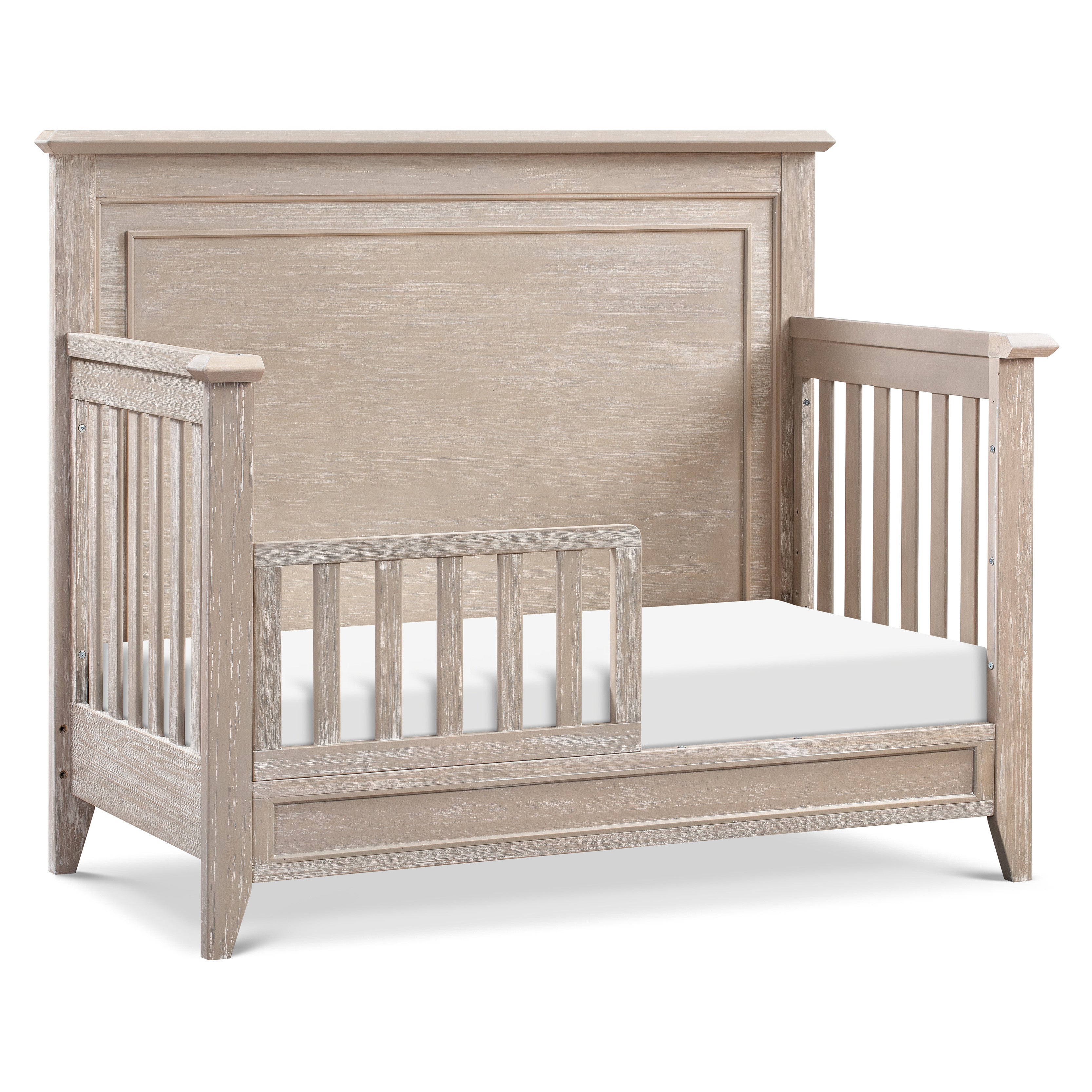 Monogram by Namesake Beckett Rustic 4-in-1  Convertible Flat Top Crib | Lullabye Shop