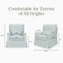 Morris & Co. x Namesake Crawford Pillowback Comfort Swivel Glider