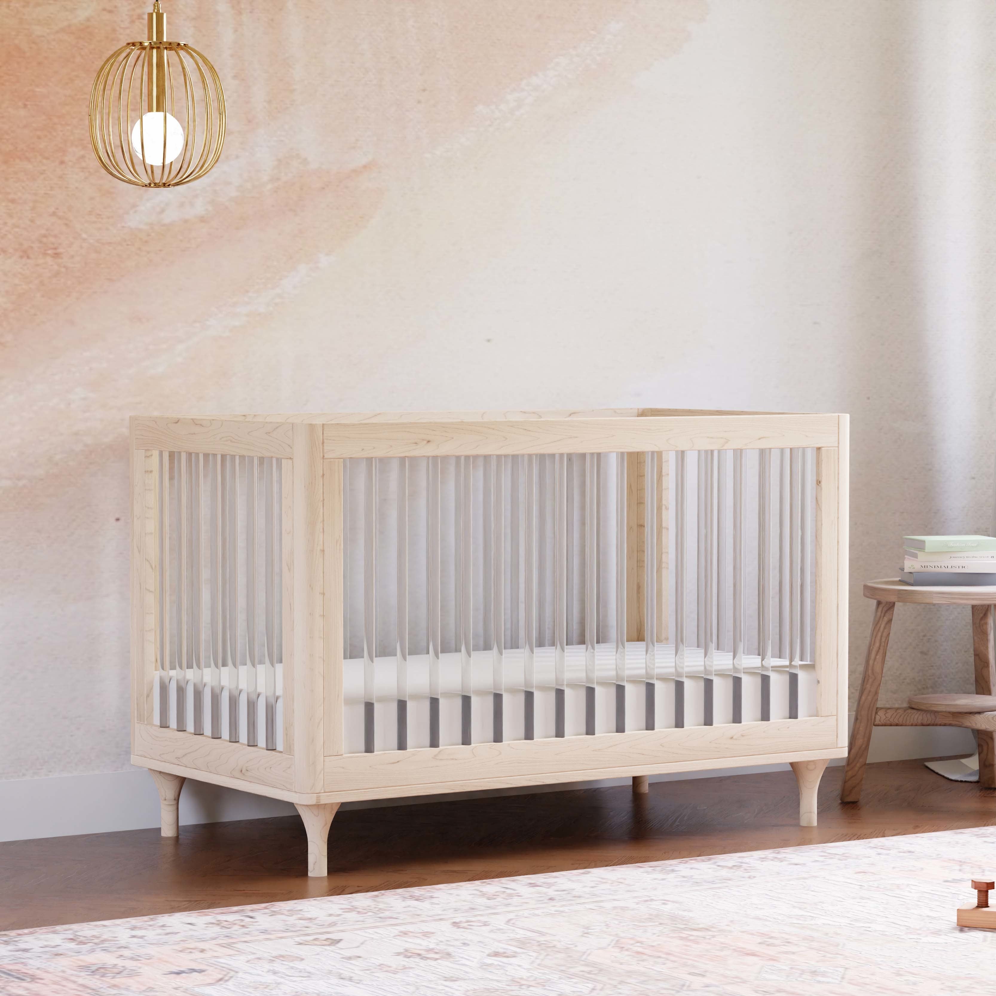 Babyletto Lolly 3-in-1 Convertible Crib with Toddler Bed Conversion Kit