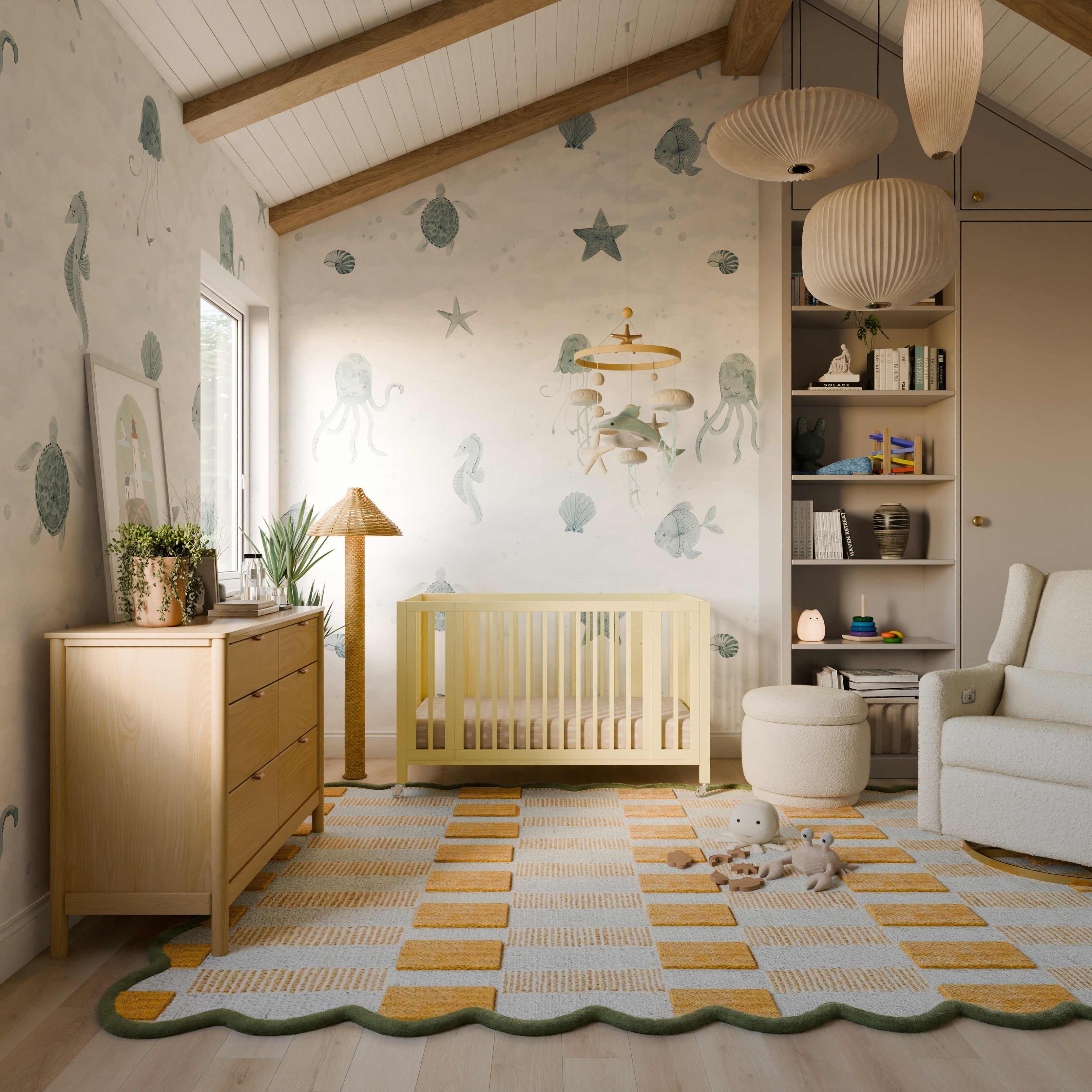 Babyletto Rolli 9-in-1 Convertible All-Stages Crib with Bassinet & Toddler Bed Conversion Kits | Lullabye Shop